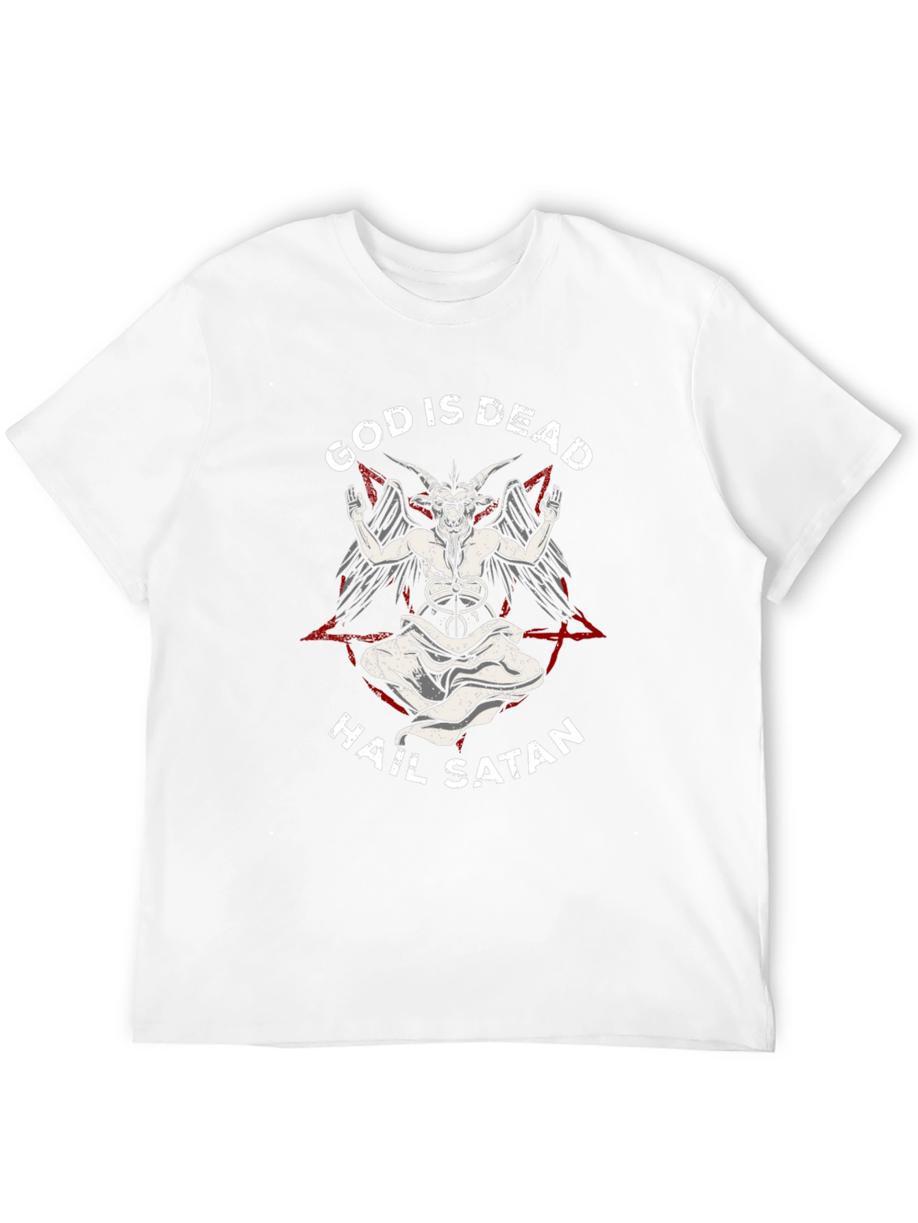 God is Dead Hail Satan Graphic Tee