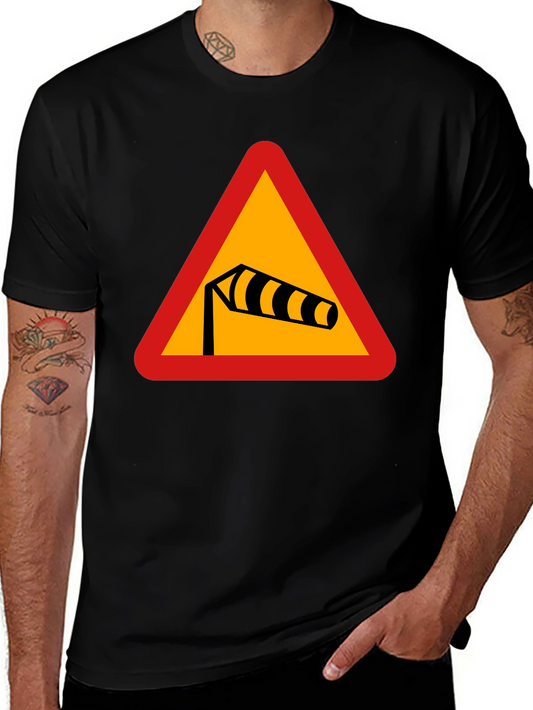 Windsock Graphic Tee - Black Short Sleeve Shirt