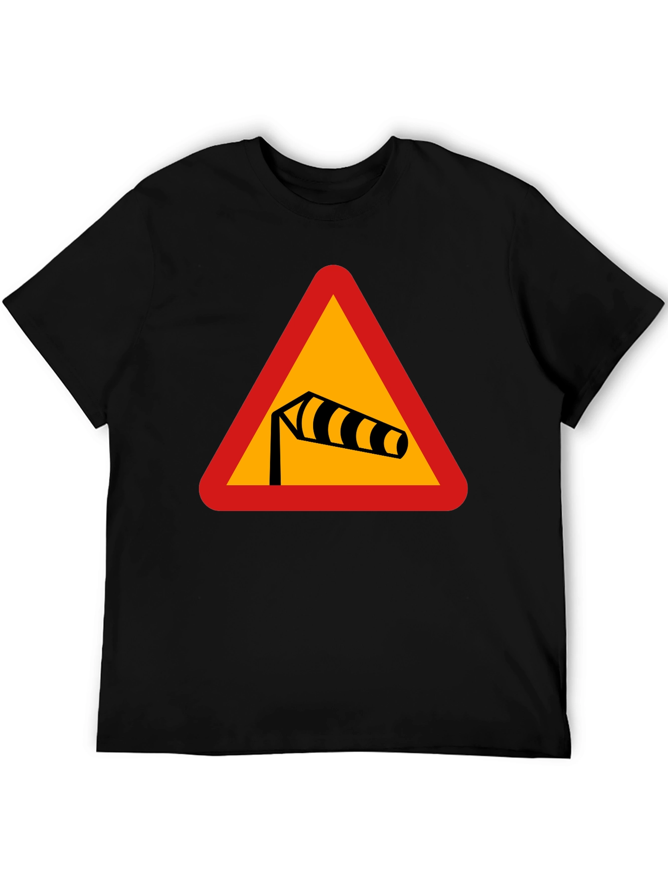 Windsock Graphic Tee - Black Short Sleeve Shirt