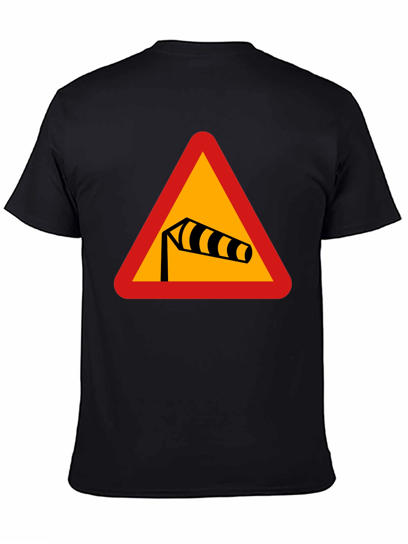 Windsock Graphic Tee - Black Short Sleeve Shirt