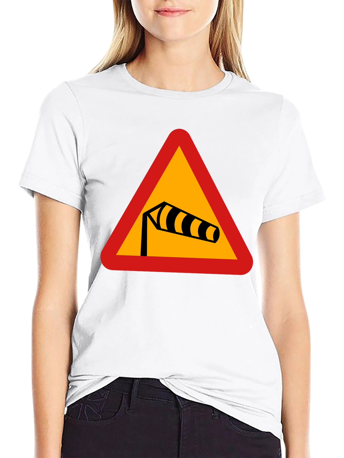 Windsock Graphic Tee - Black Short Sleeve Shirt