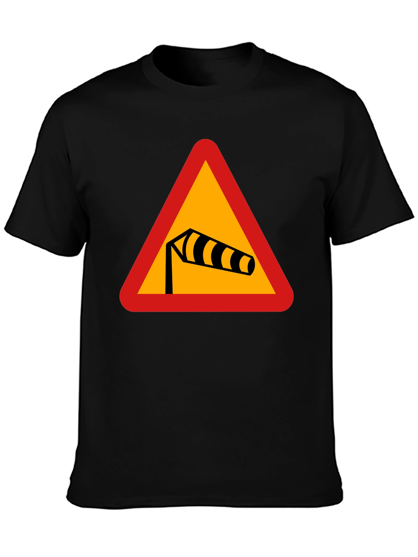 Windsock Graphic Tee - Black Short Sleeve Shirt