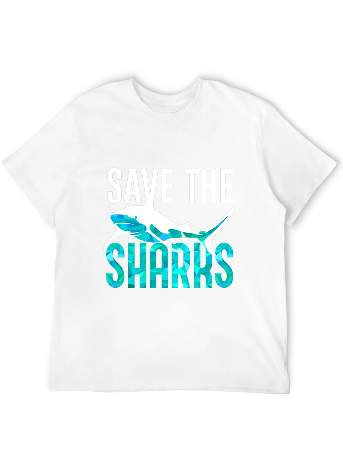 Save the Sharks Graphic T-Shirt - Black
