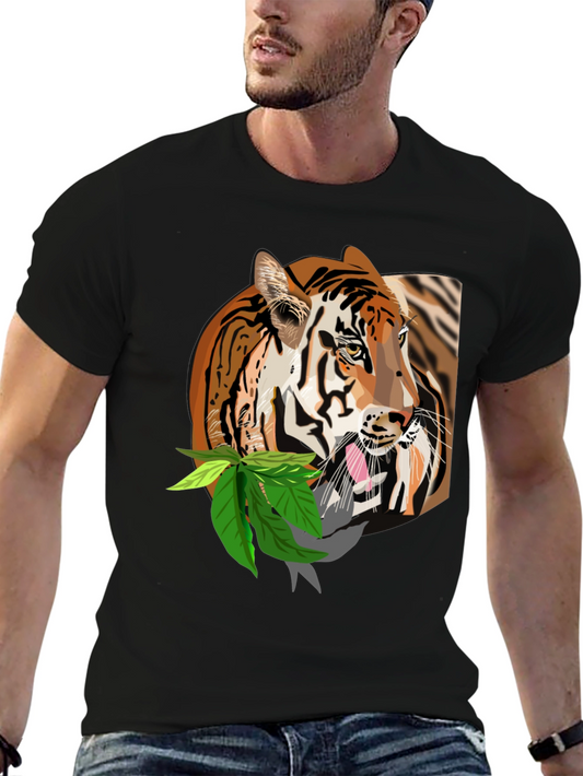 Tiger Graphic Tee - Cool Animal Print