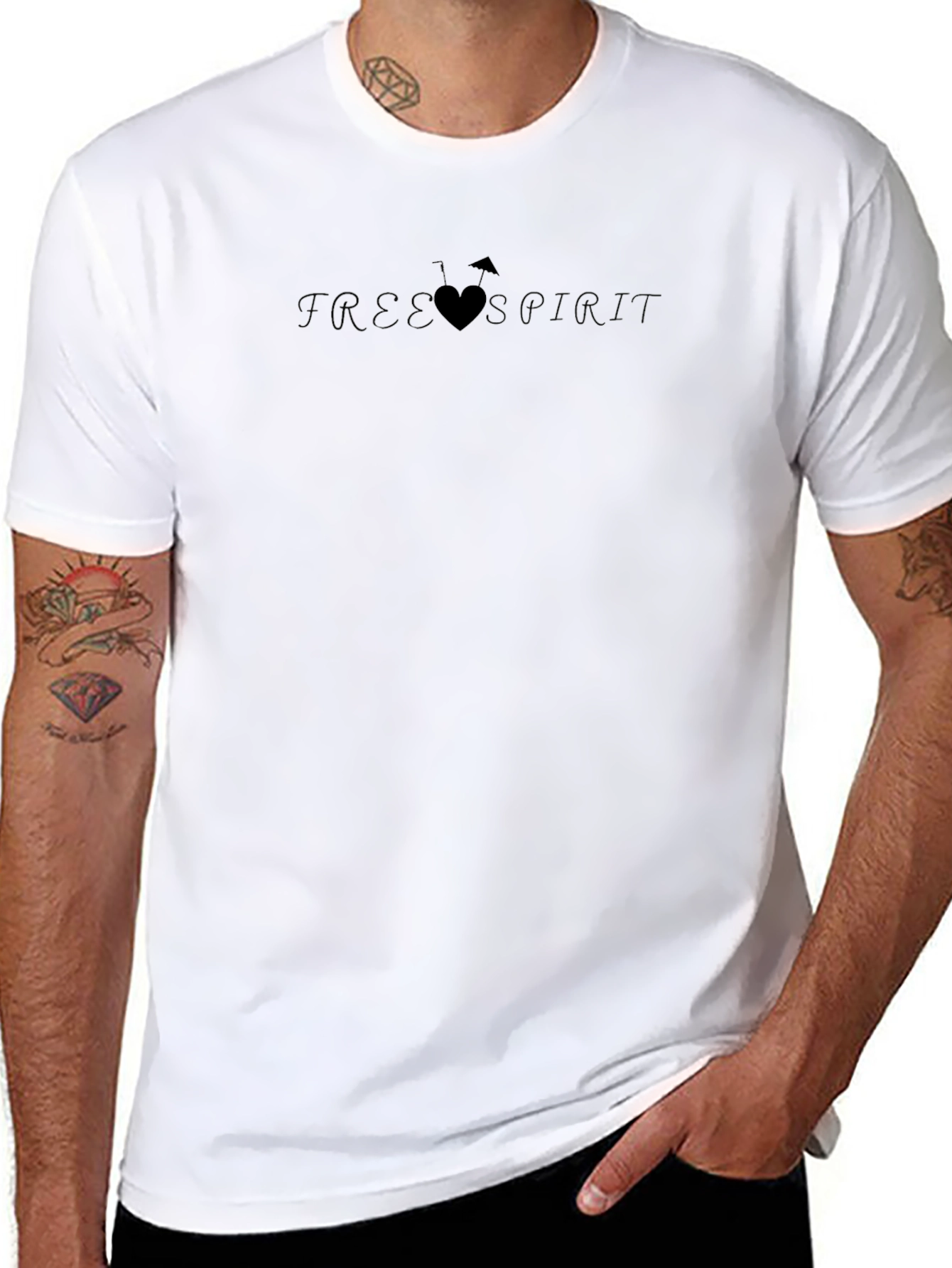 Free Spirit Black T-Shirt