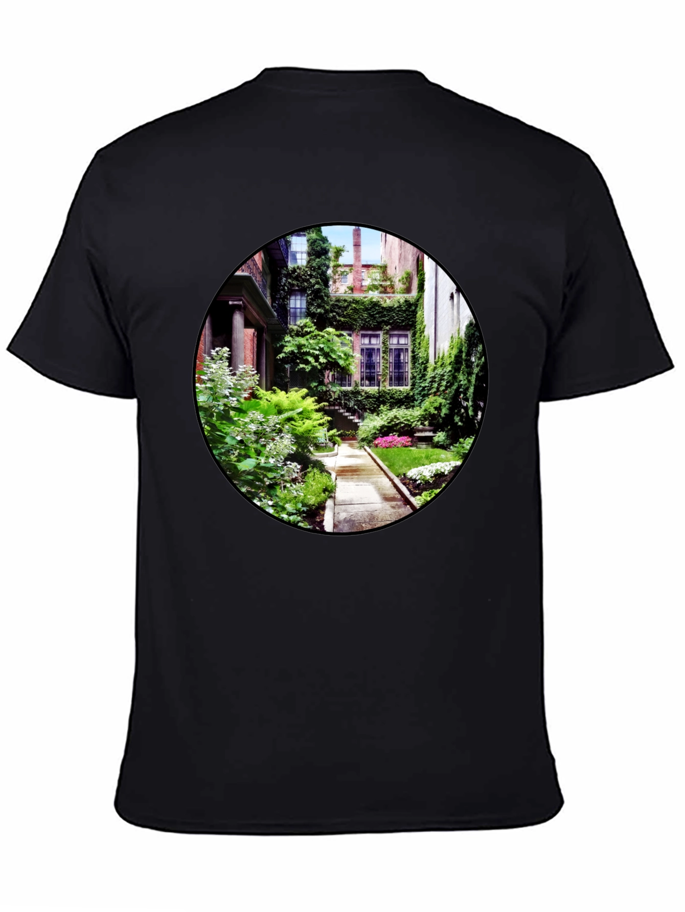 Lush Garden View Graphic T-Shirt