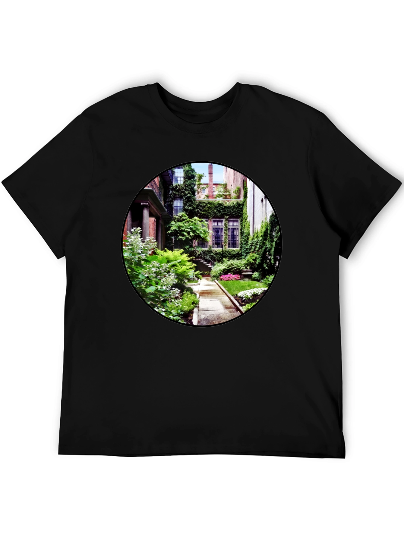 Lush Garden View Graphic T-Shirt