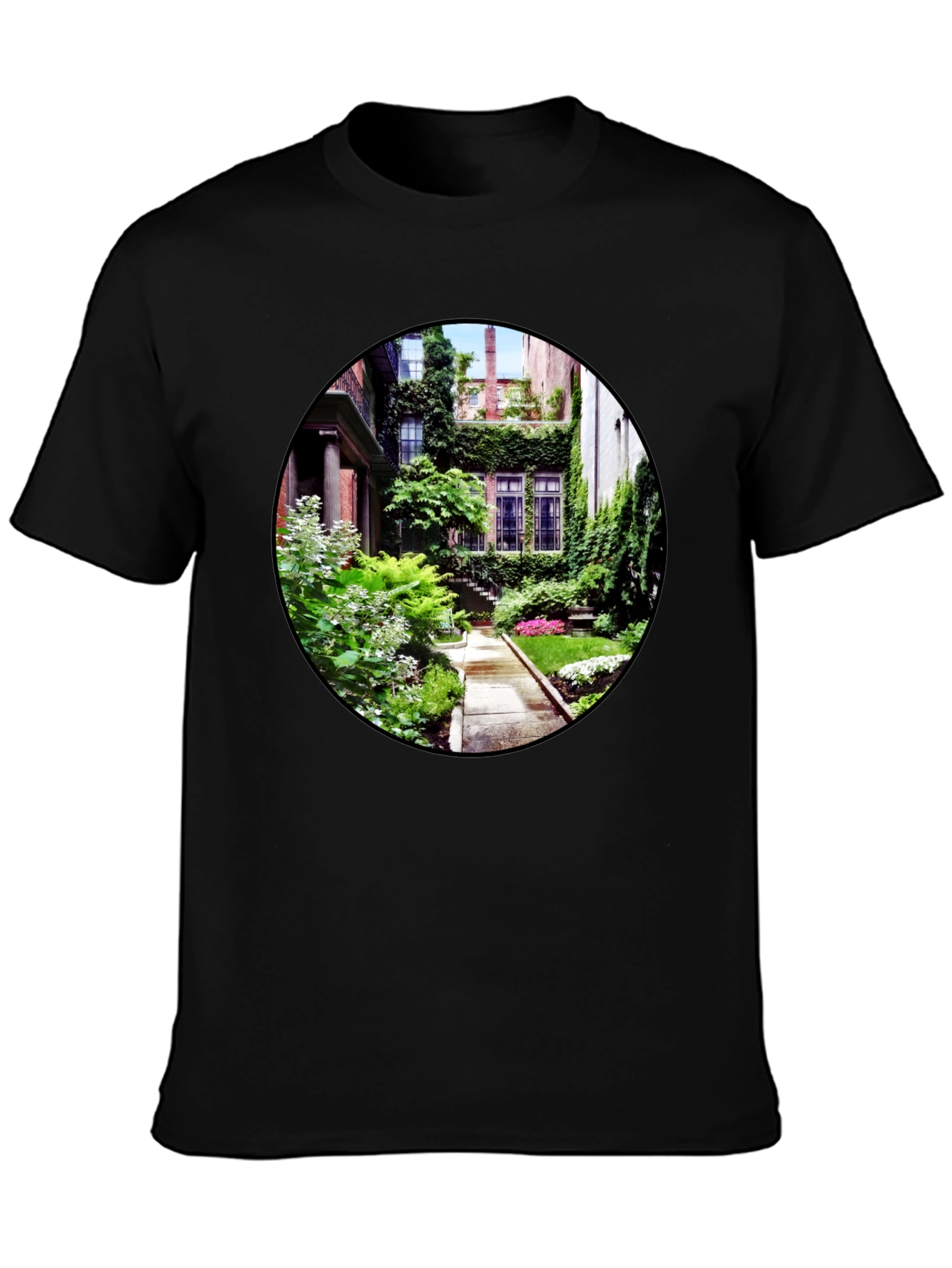 Lush Garden View Graphic T-Shirt