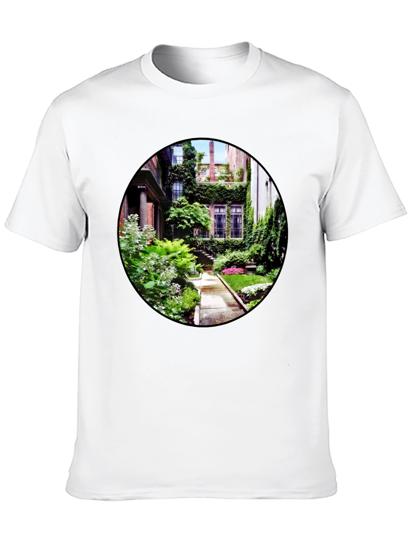 Lush Garden View Graphic T-Shirt