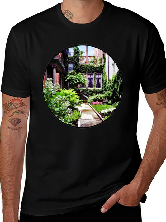 Lush Garden View Graphic T-Shirt