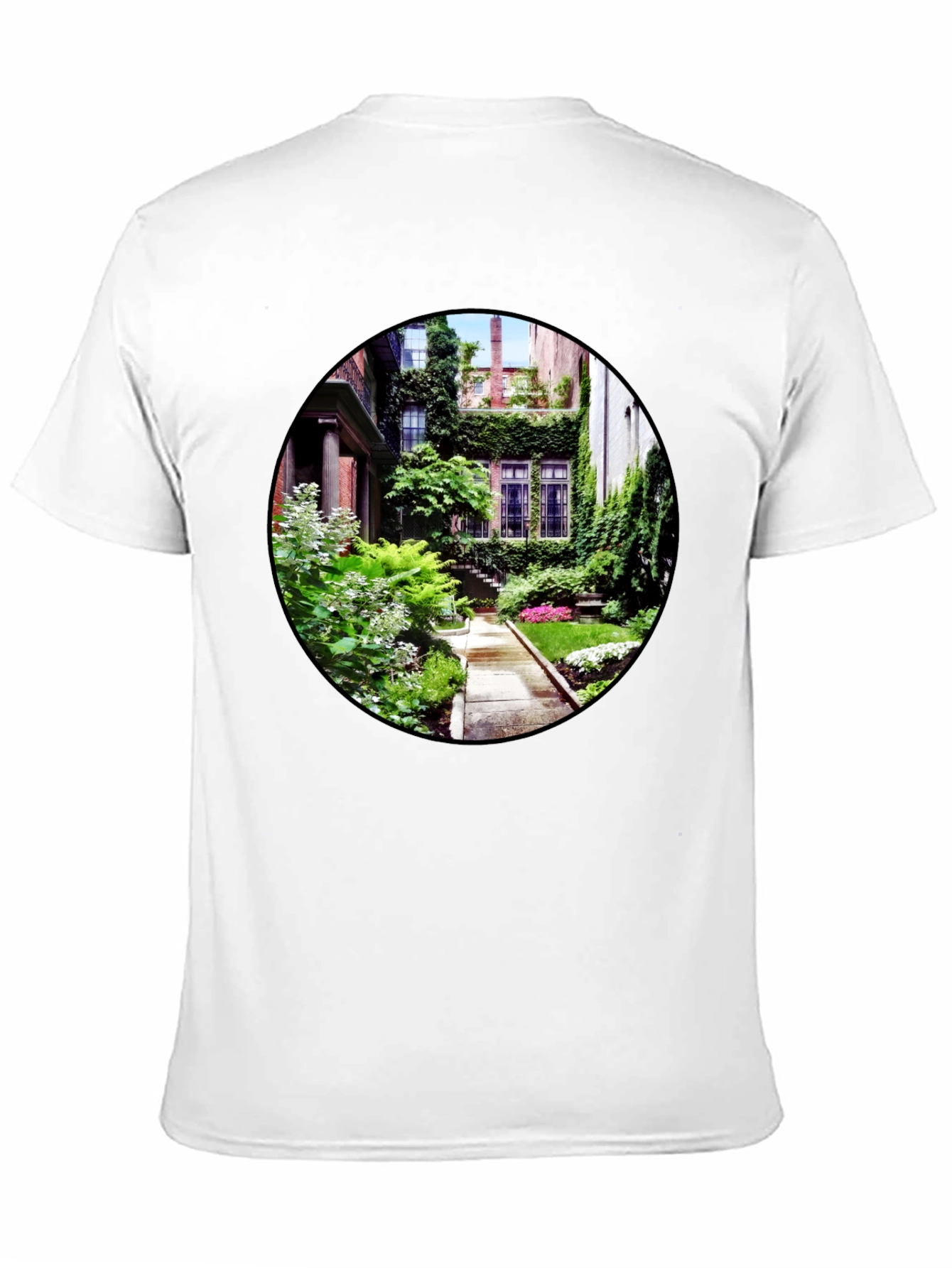 Lush Garden View Graphic T-Shirt