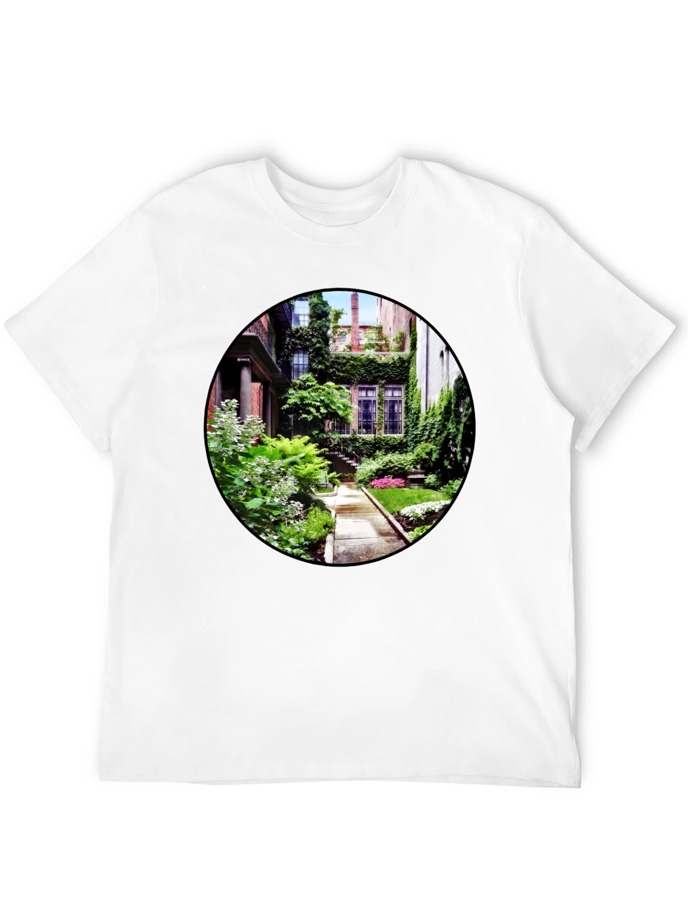Lush Garden View Graphic T-Shirt