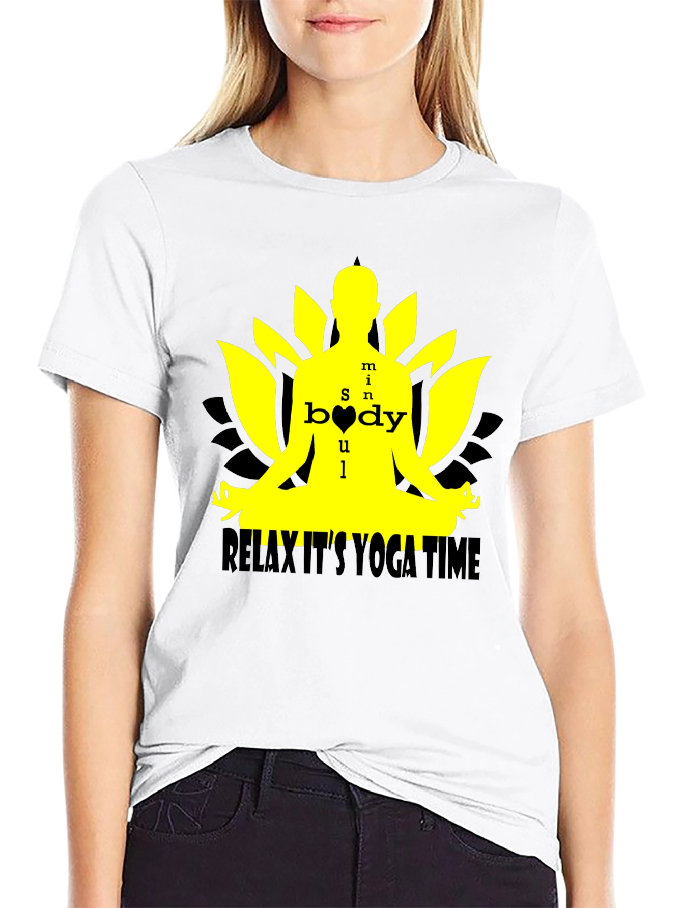Relax Its Yoga Time Graphic Tee