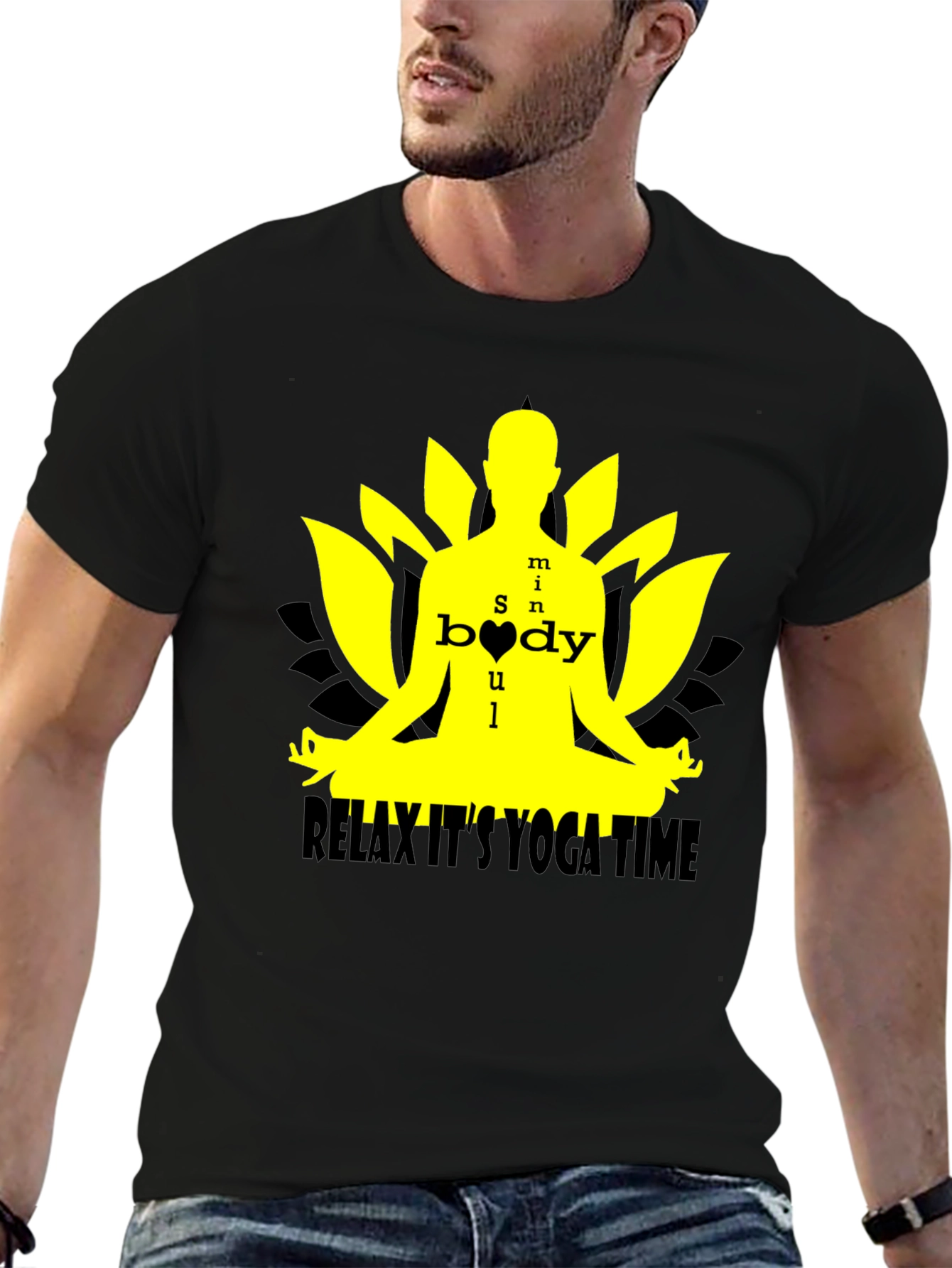 Relax Its Yoga Time Graphic Tee