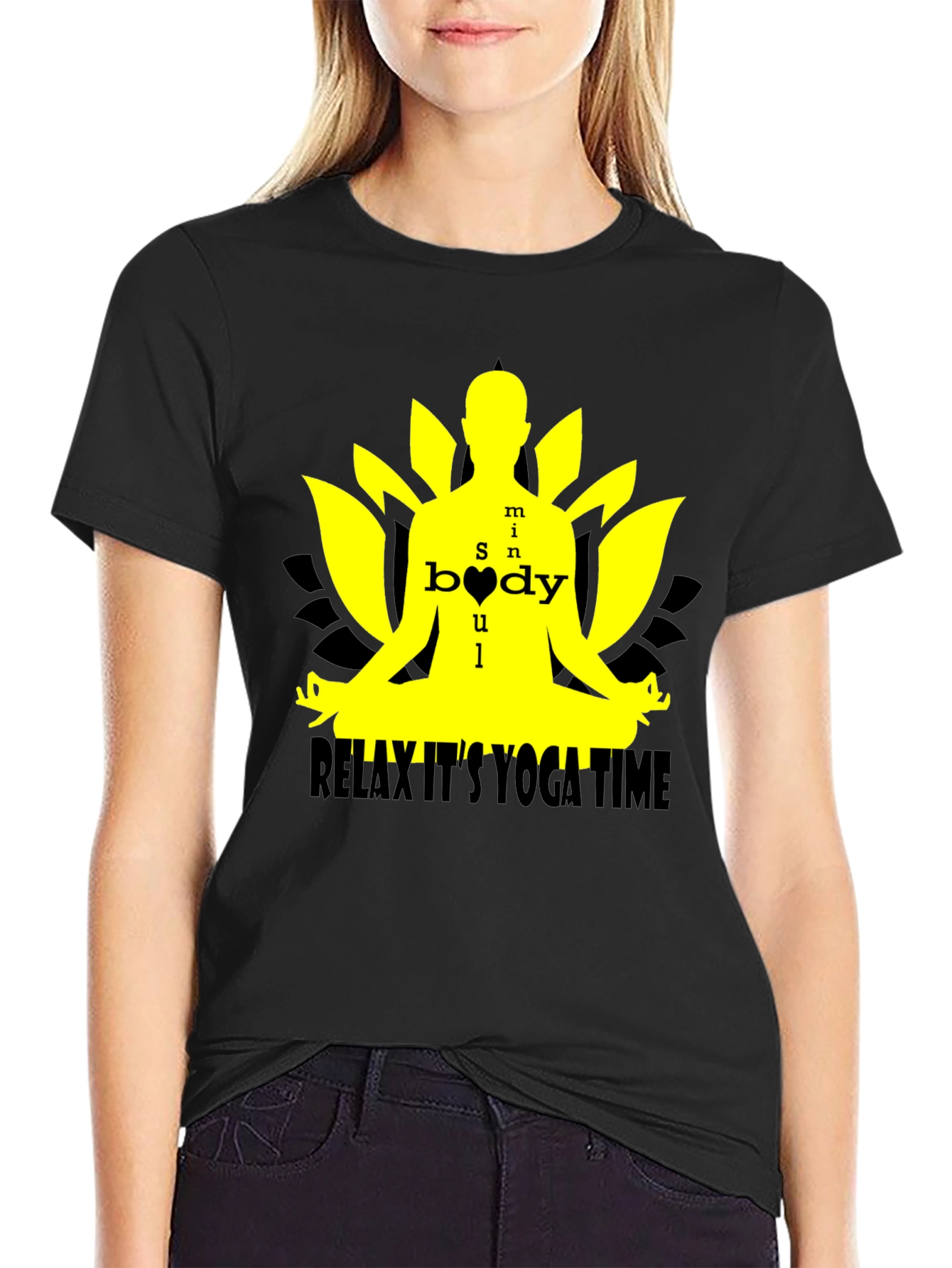 Relax Its Yoga Time Graphic Tee