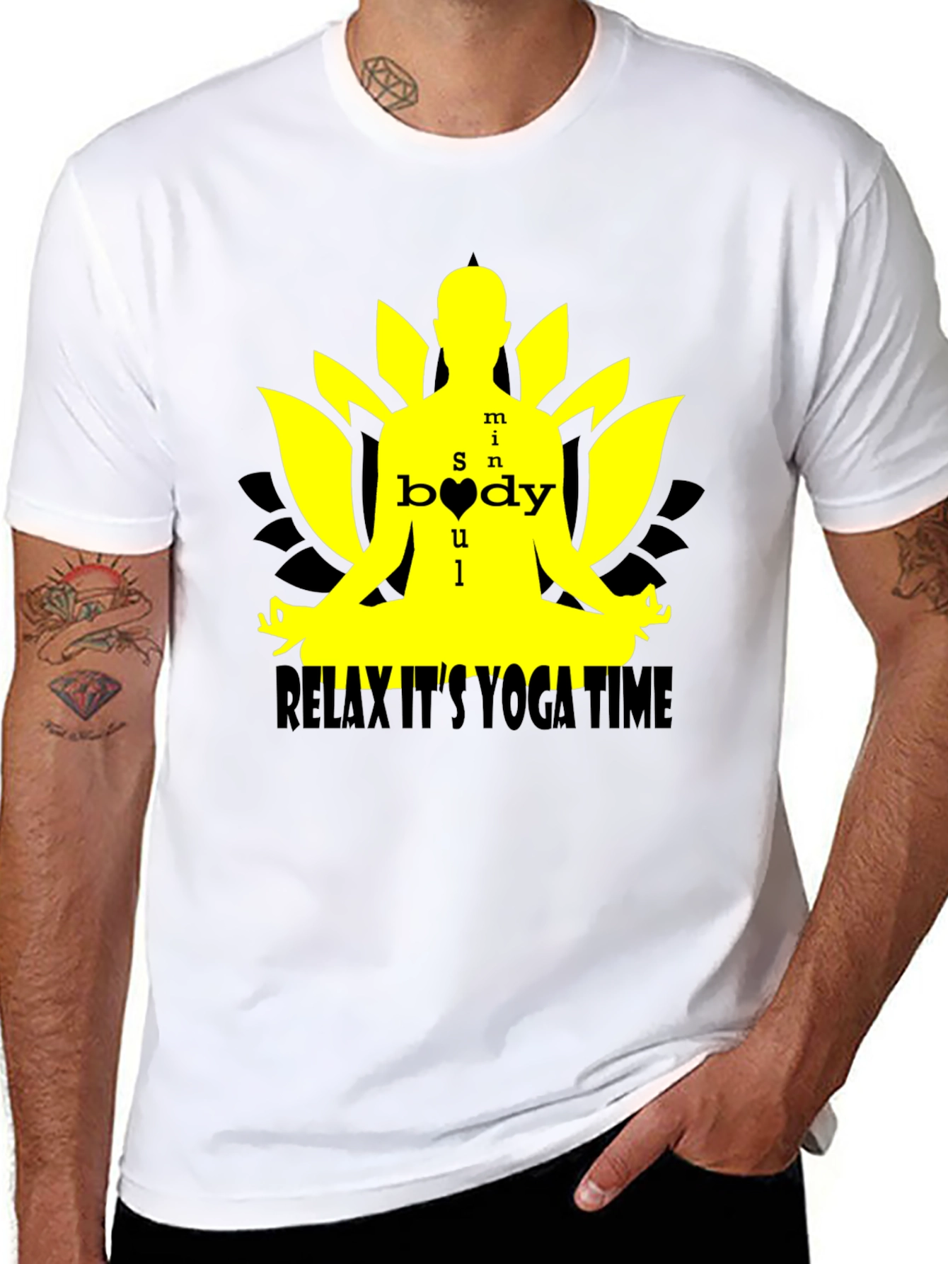 Relax Its Yoga Time Graphic Tee