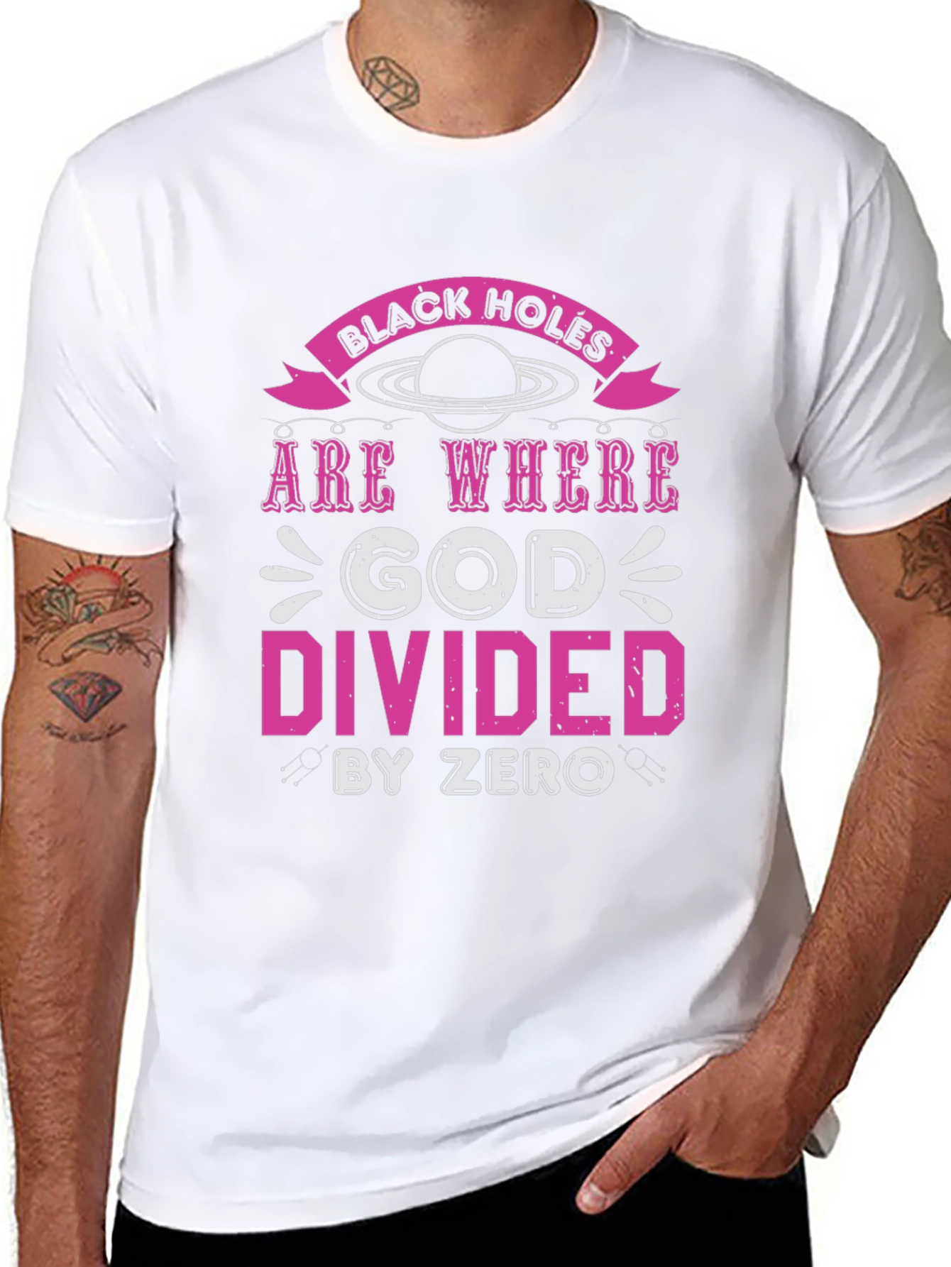 Black Holes God Divided By Zero Graphic Tee
