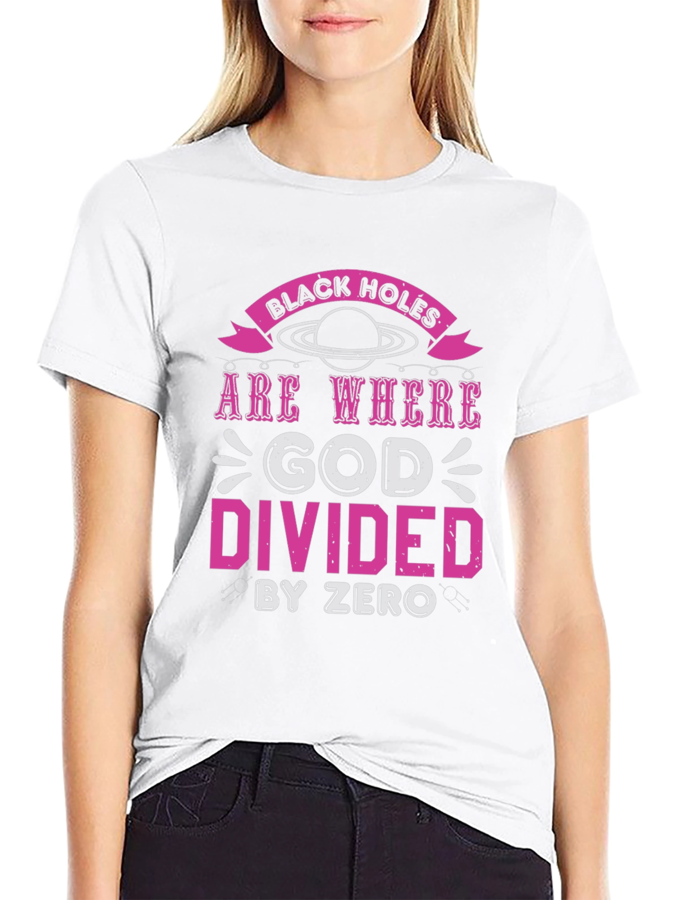 Black Holes God Divided By Zero Graphic Tee