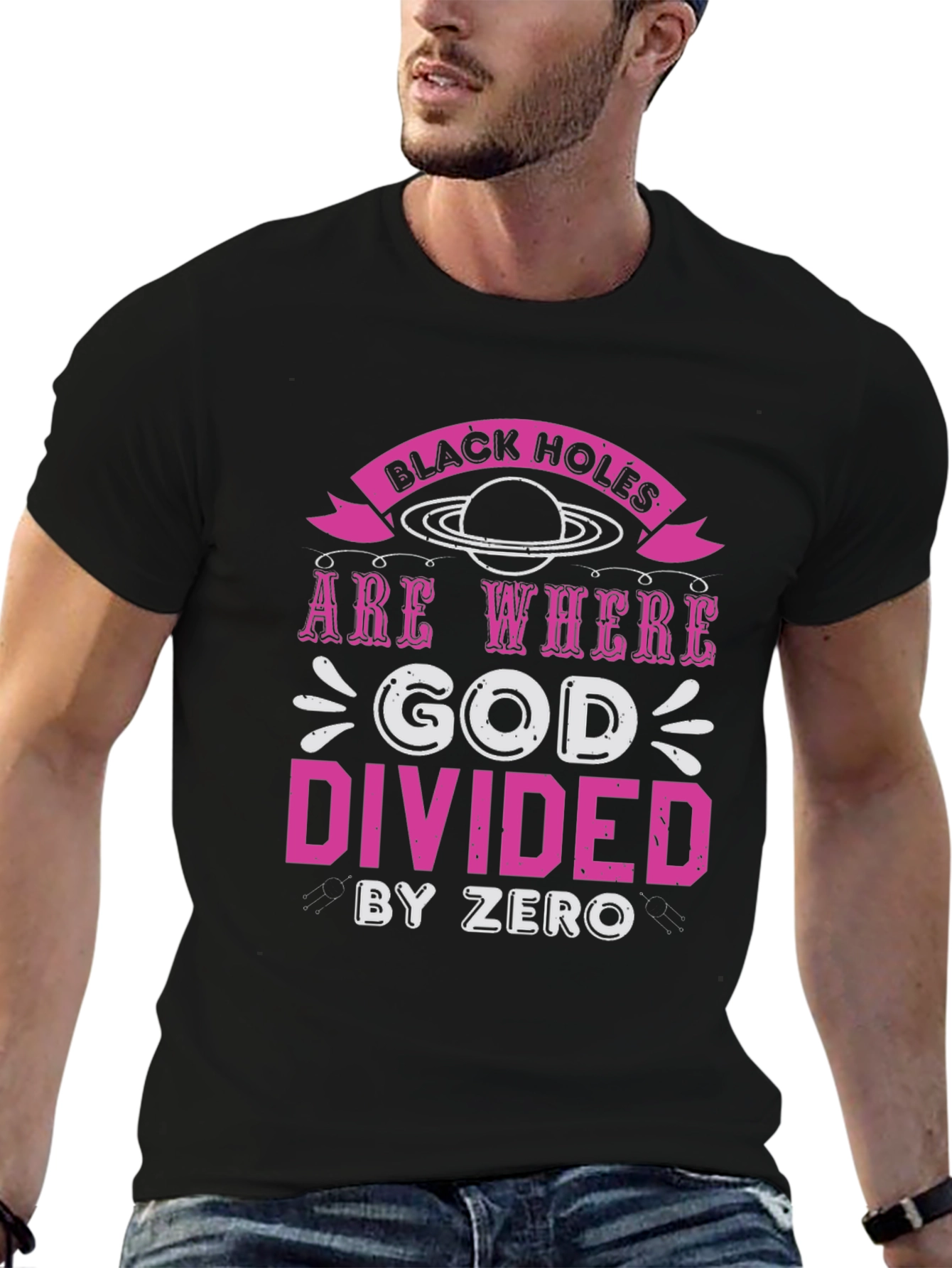 Black Holes God Divided By Zero Graphic Tee