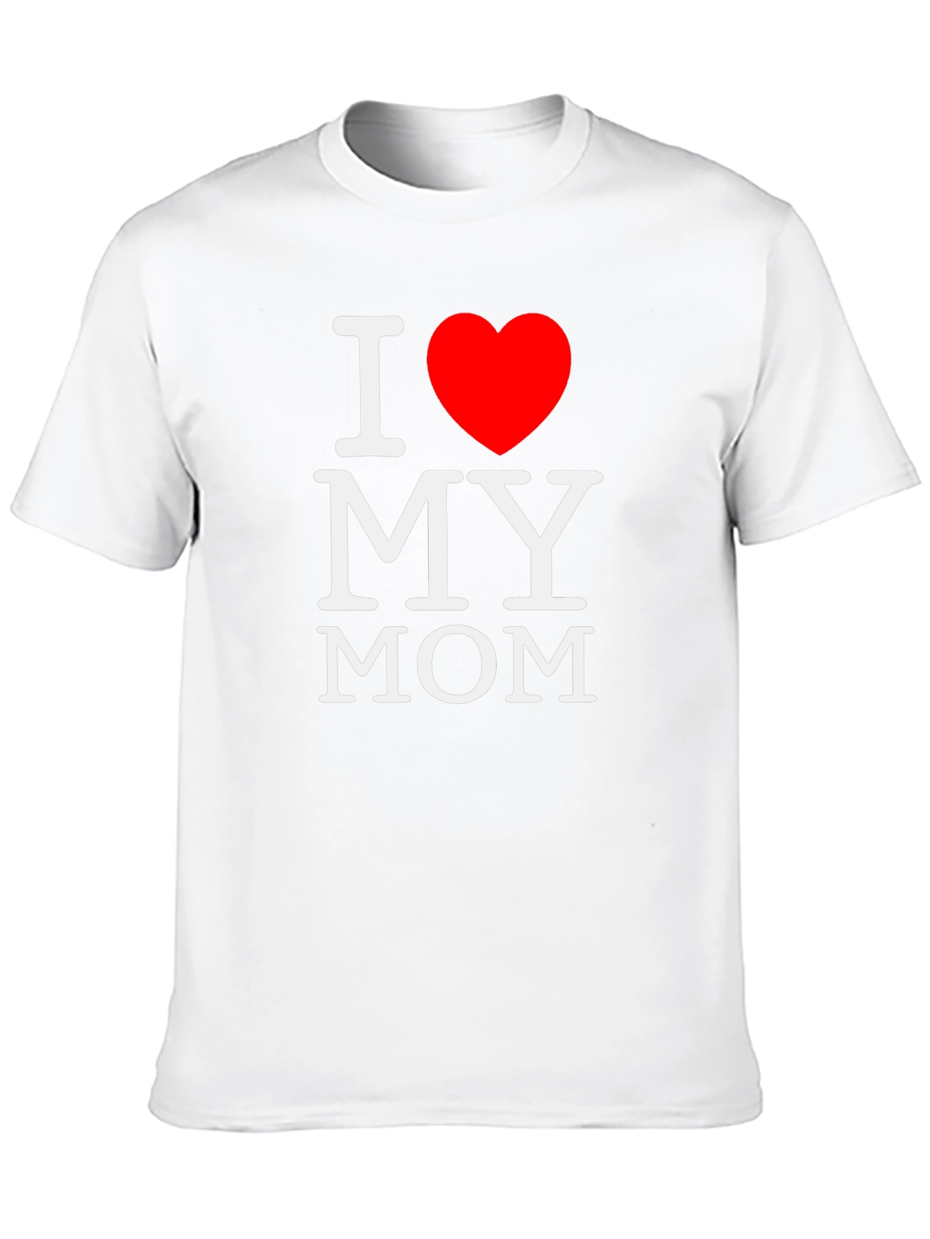 I Heart My Mom T-Shirt - Black