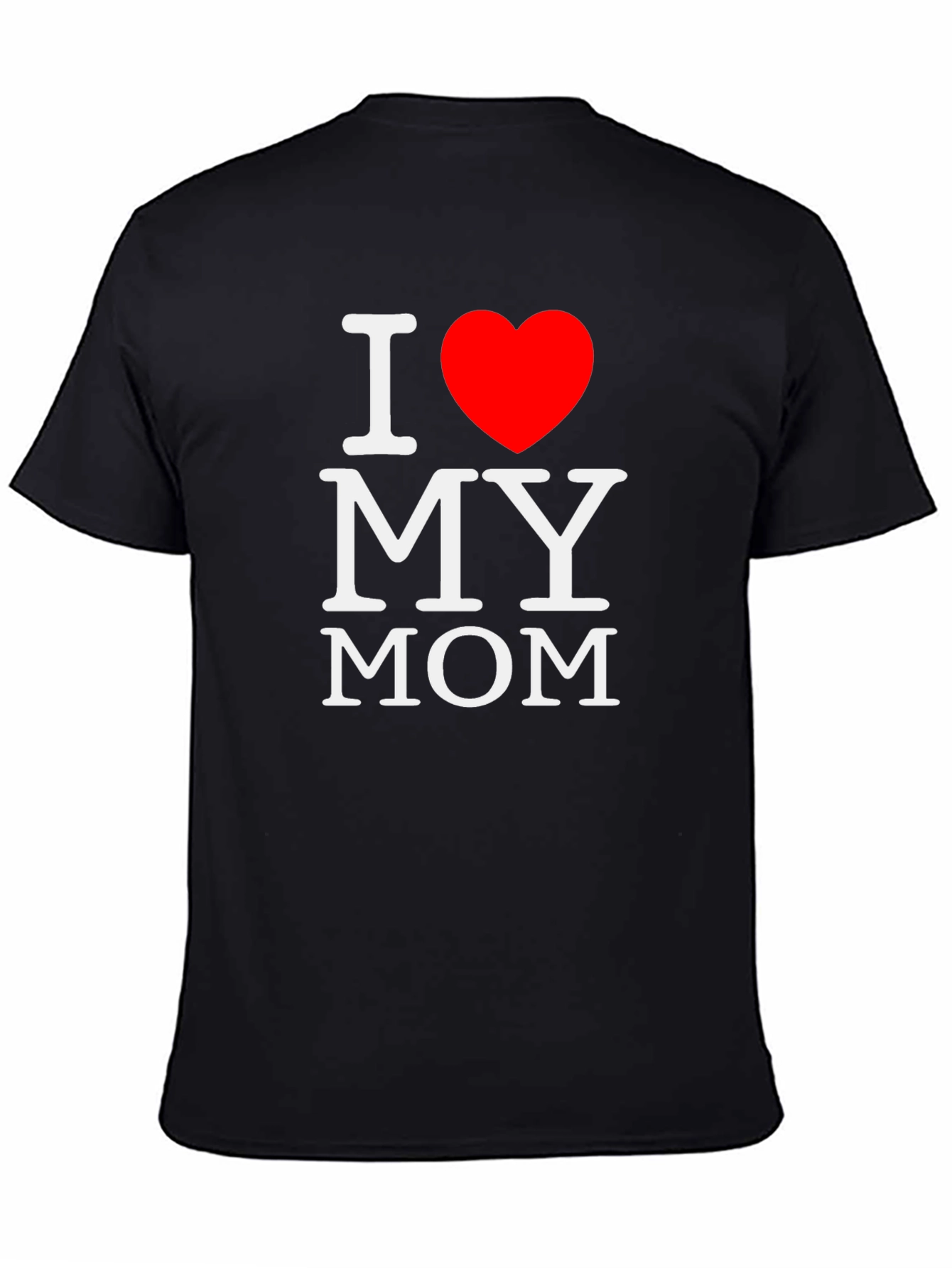 I Heart My Mom T-Shirt - Black