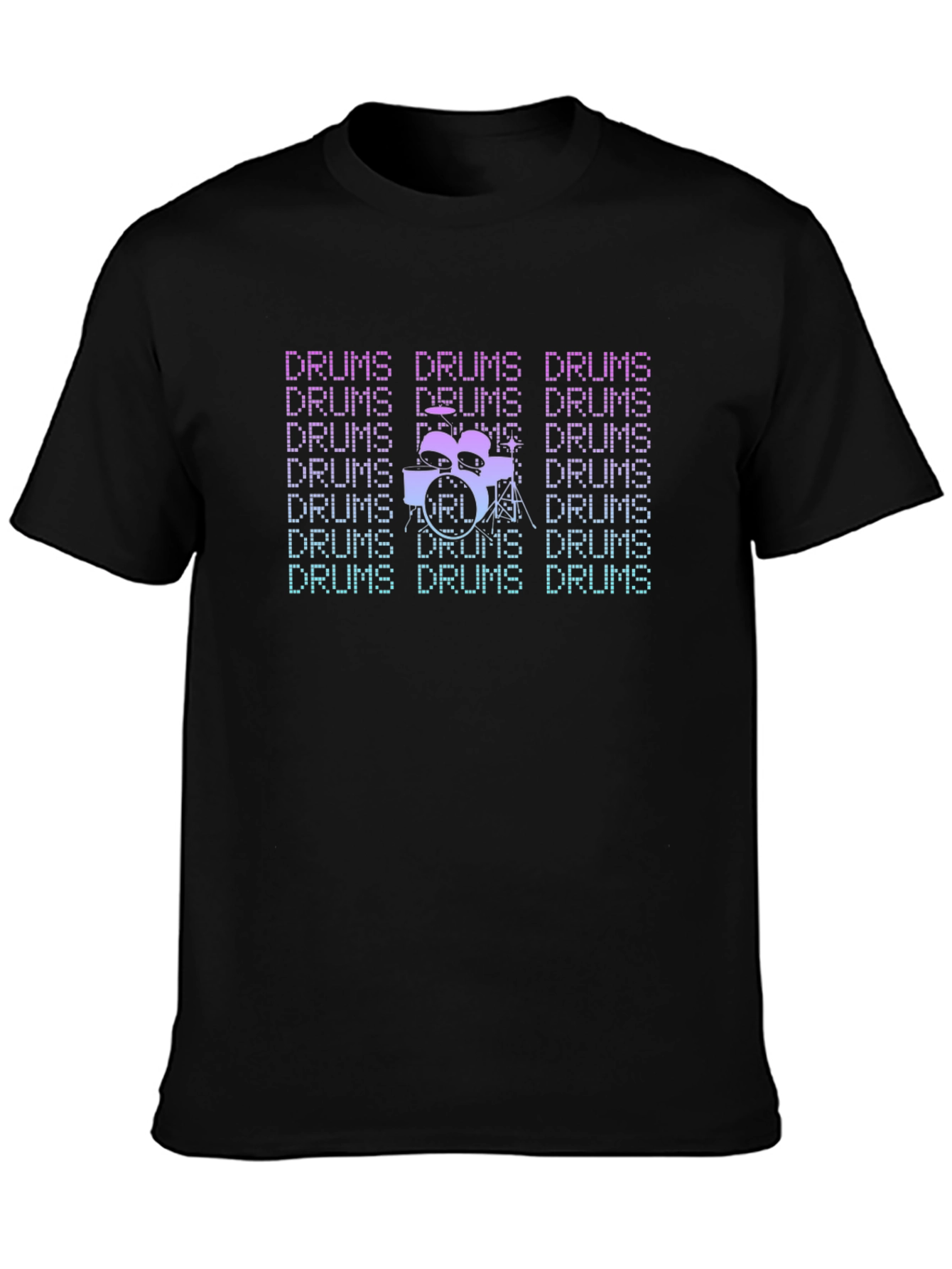 Drums T-Shirt: Retro Style