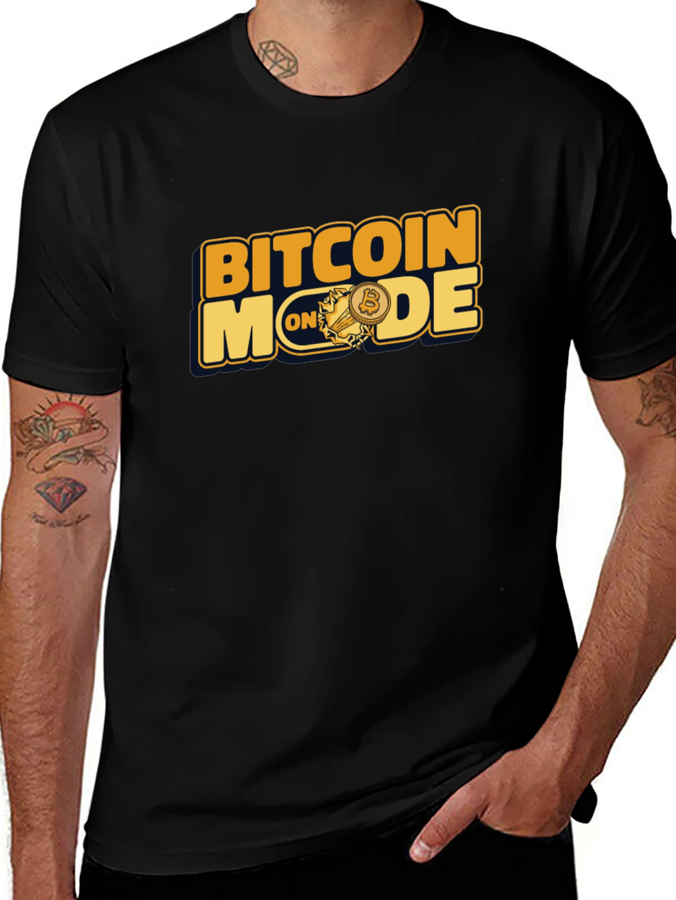 Bitcoin Mode On Graphic Tee