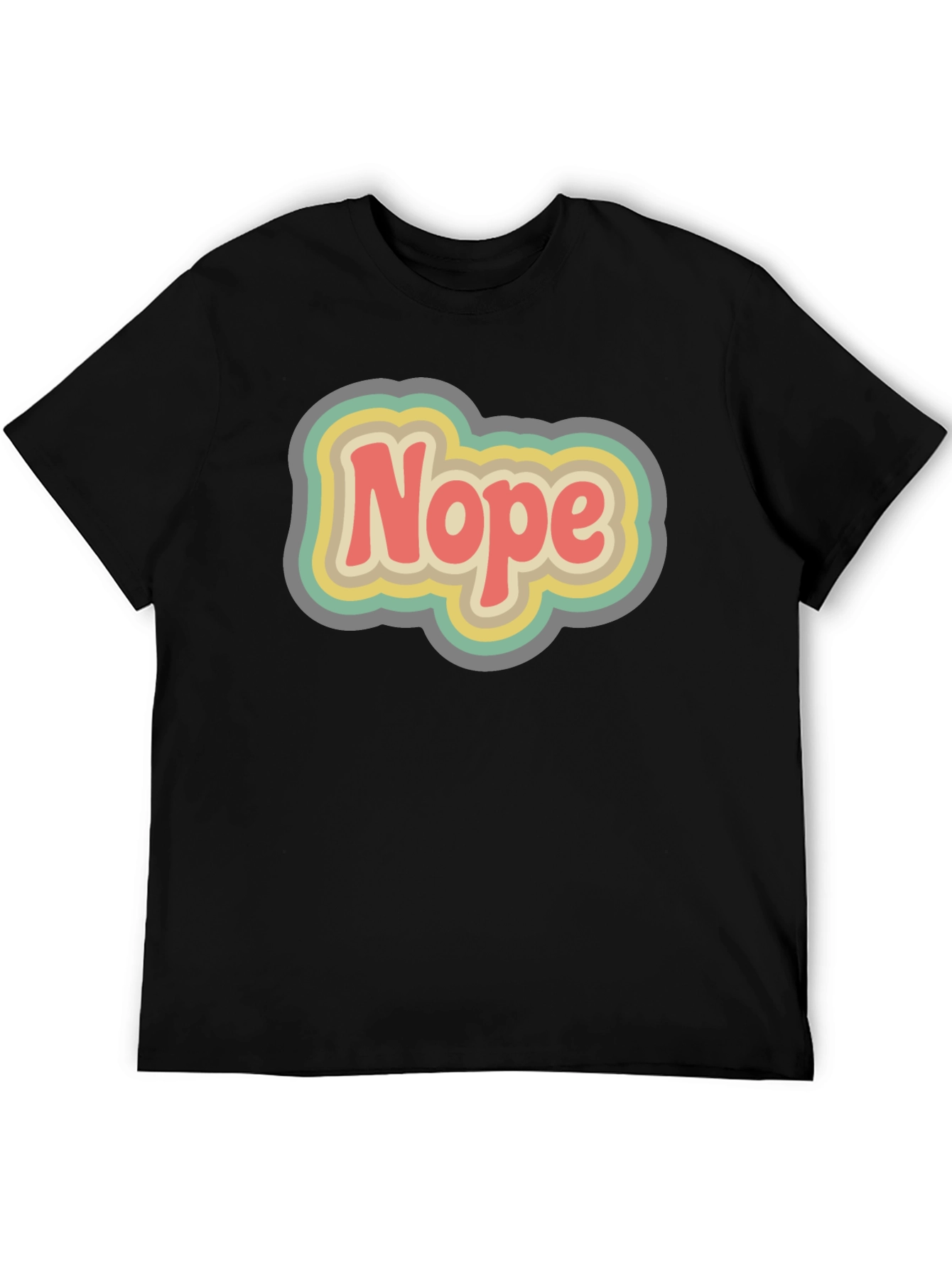 Retro Nope Graphic T-Shirt - Unisex Cotton Tee