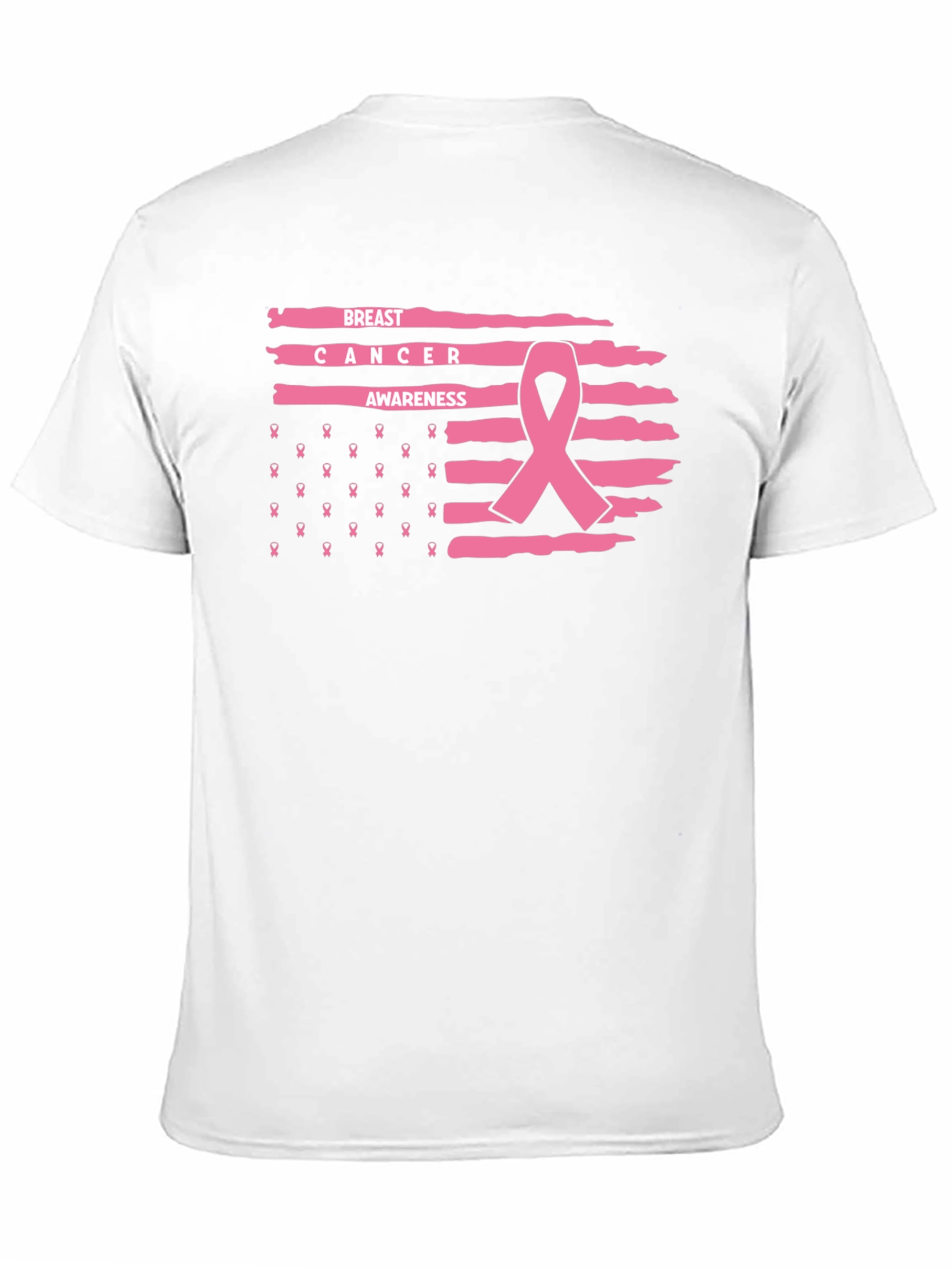 Breast Cancer Awareness Ribbon Graphic Tee