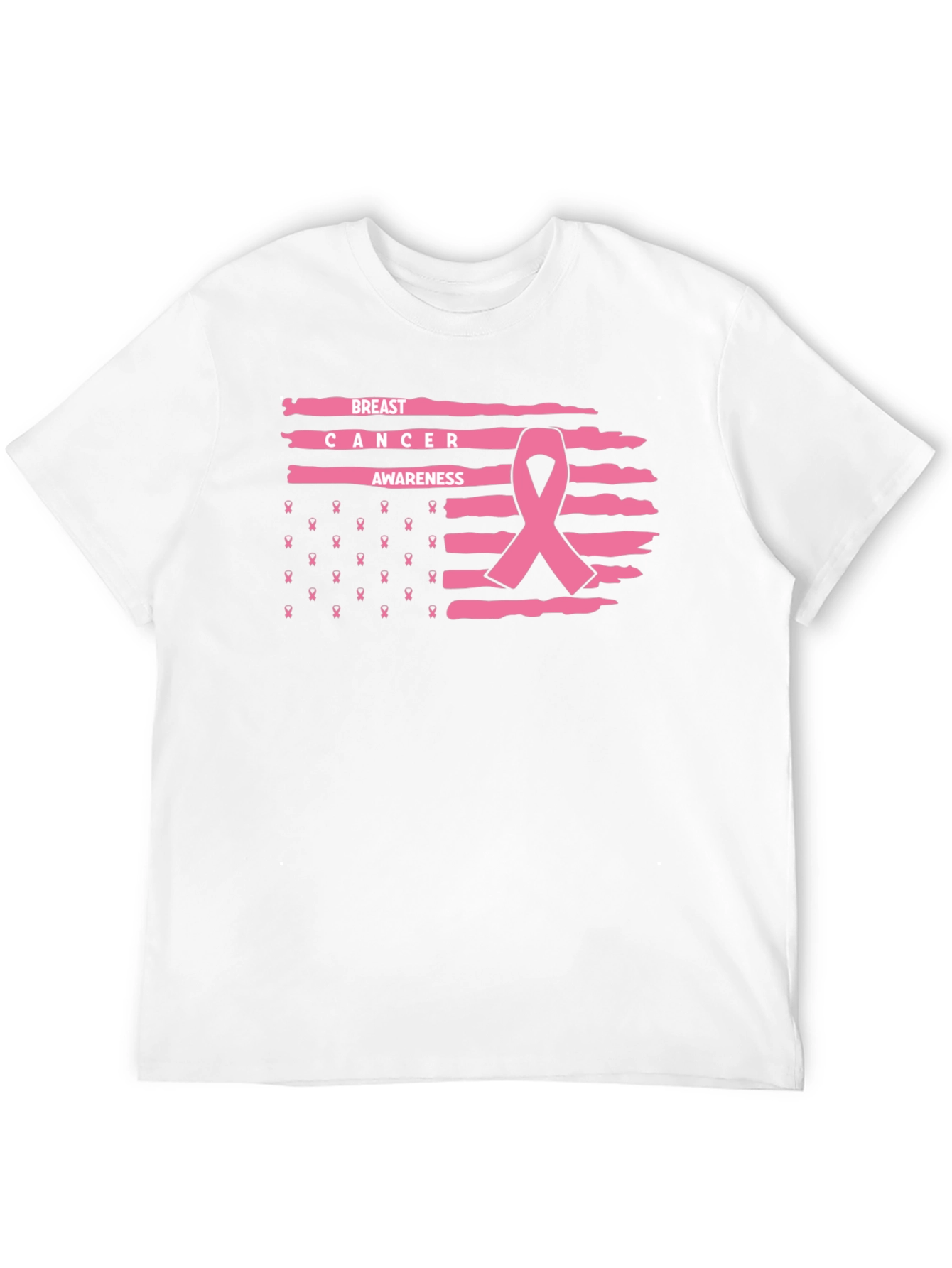 Breast Cancer Awareness Ribbon Graphic Tee