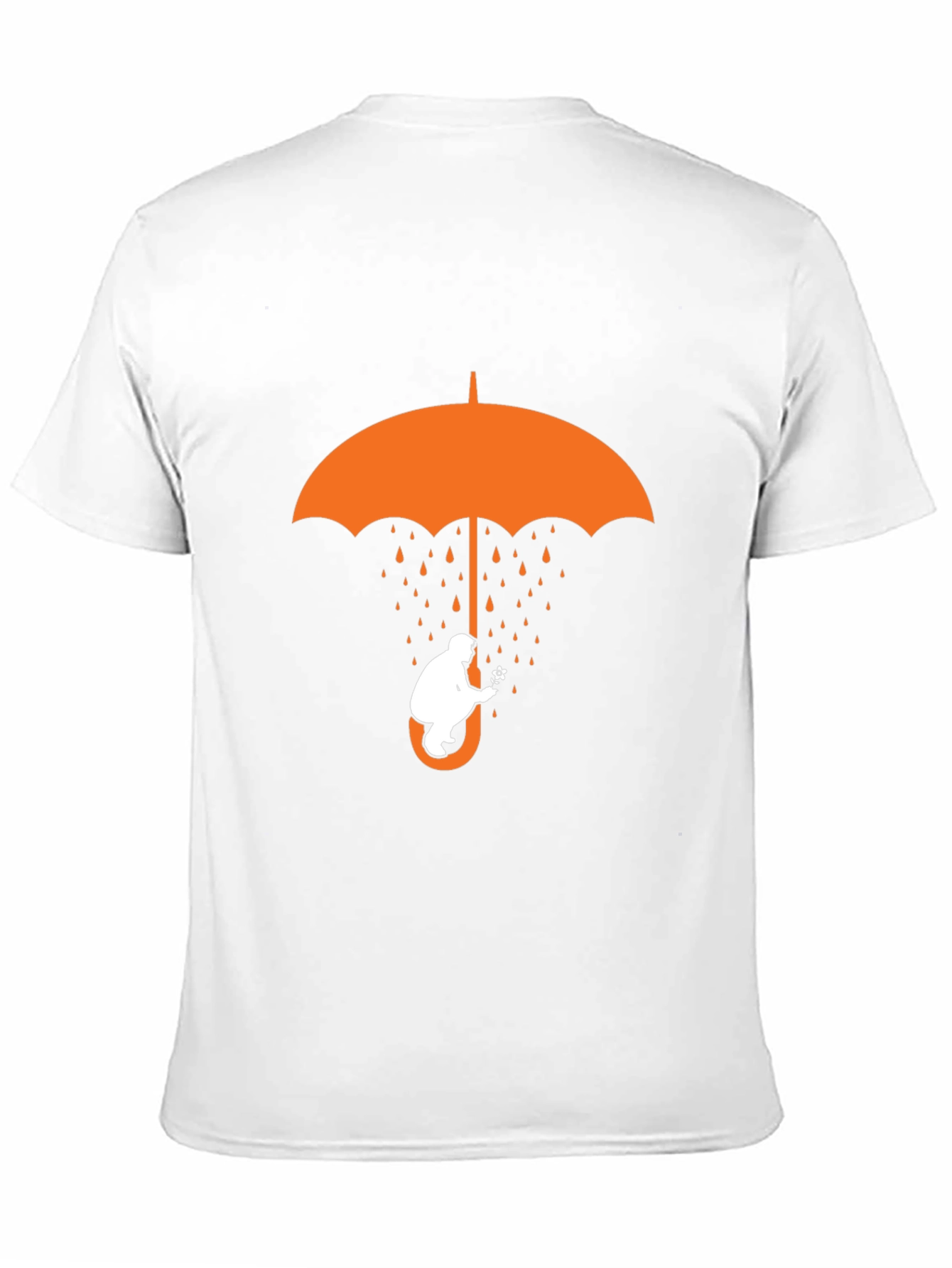 Umbrella Bear Graphic T-Shirt - Black Cotton Tee