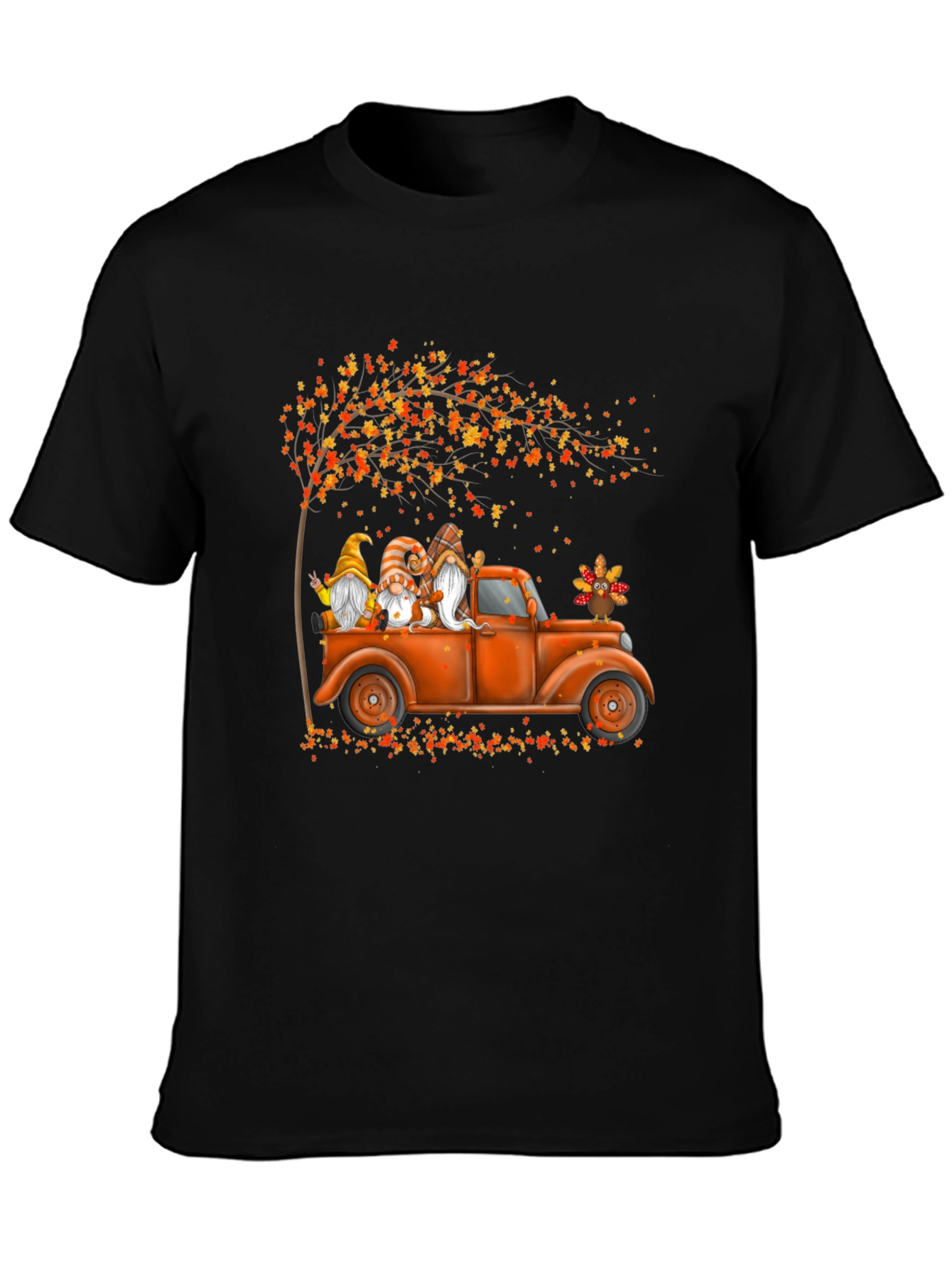 Fall Gnomes Truck Graphic Tee