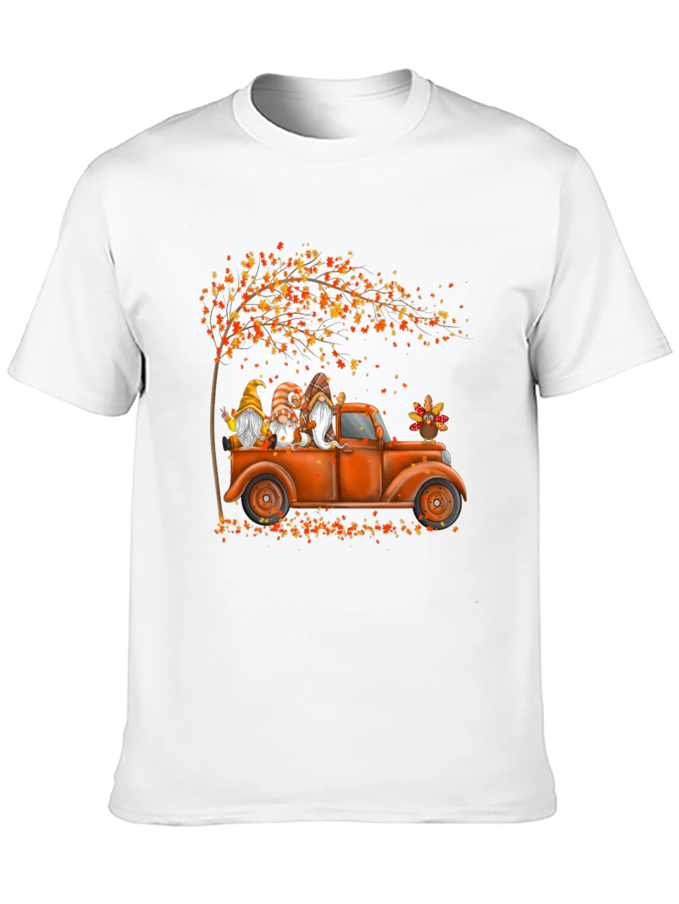 Fall Gnomes Truck Graphic Tee