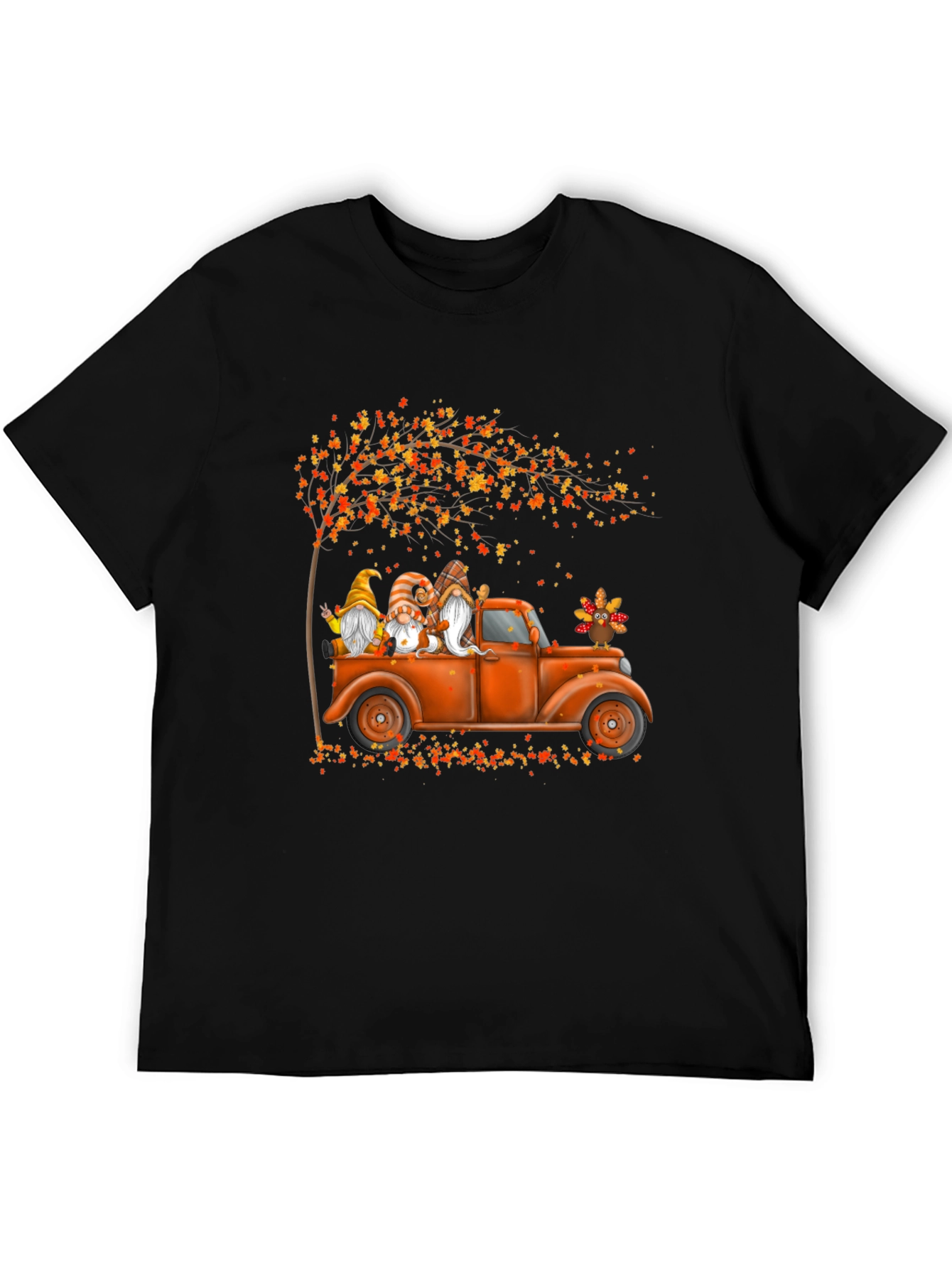 Fall Gnomes Truck Graphic Tee