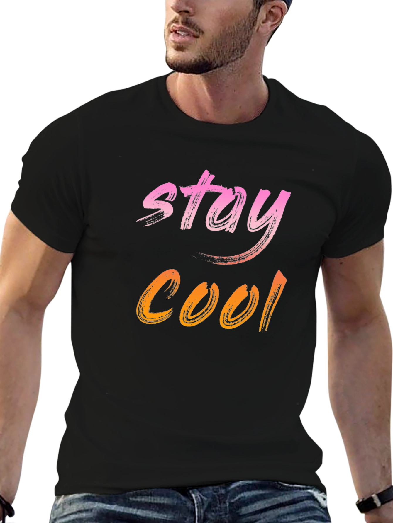 Stay Cool Graphic Tee - Trendy Comfort