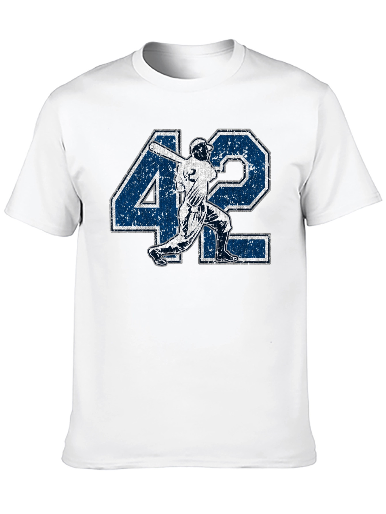 Jackie Robinson 42 Baseball Graphic T-Shirt