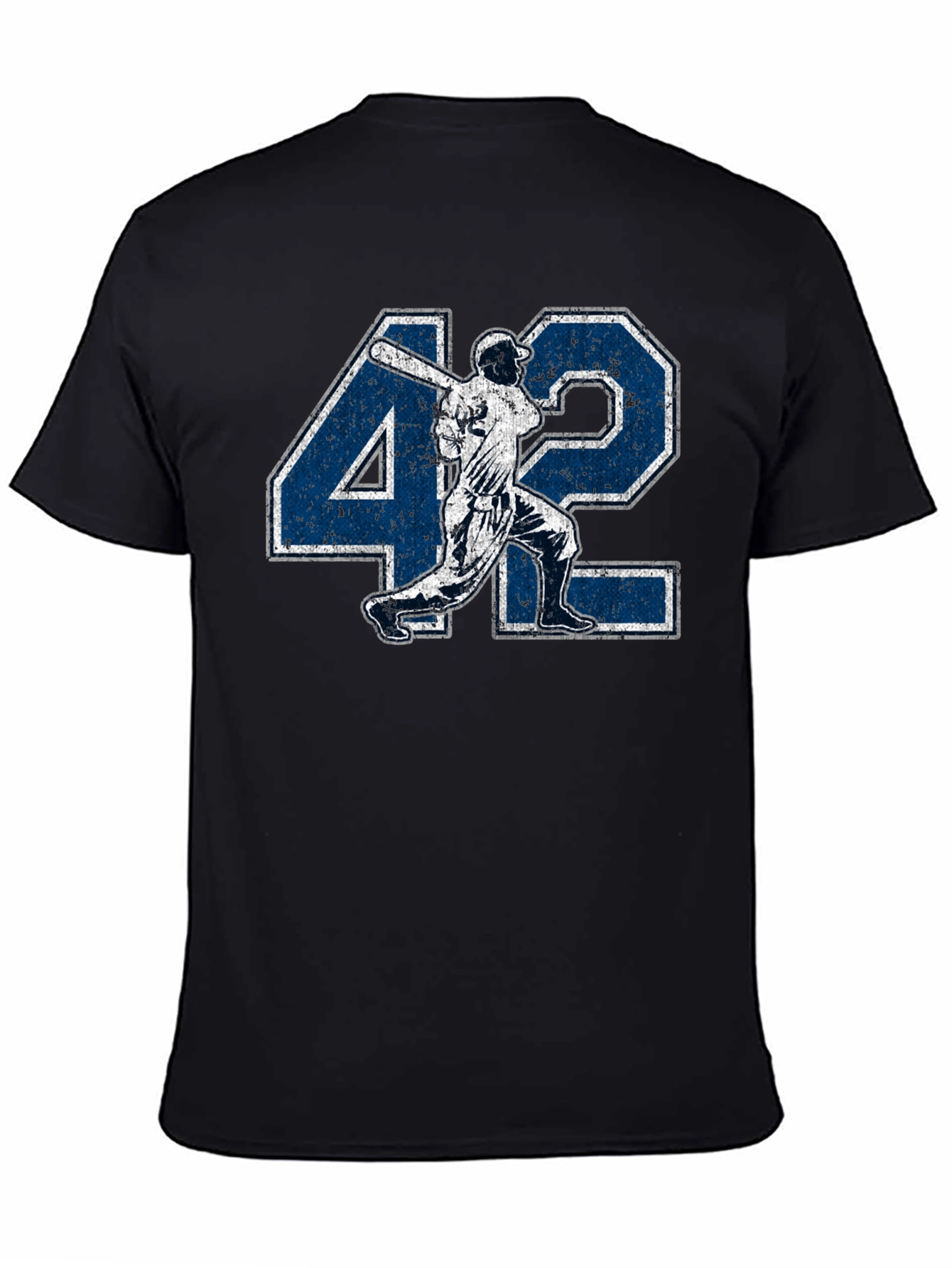 Jackie Robinson 42 Baseball Graphic T-Shirt