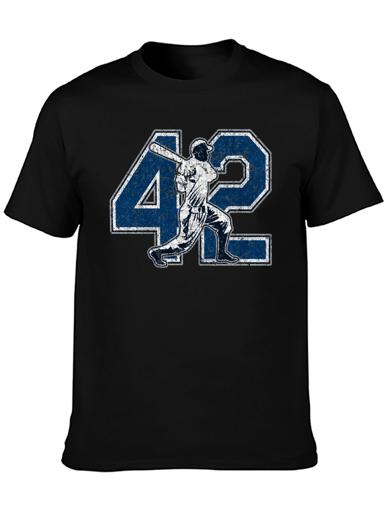 Jackie Robinson 42 Baseball Graphic T-Shirt