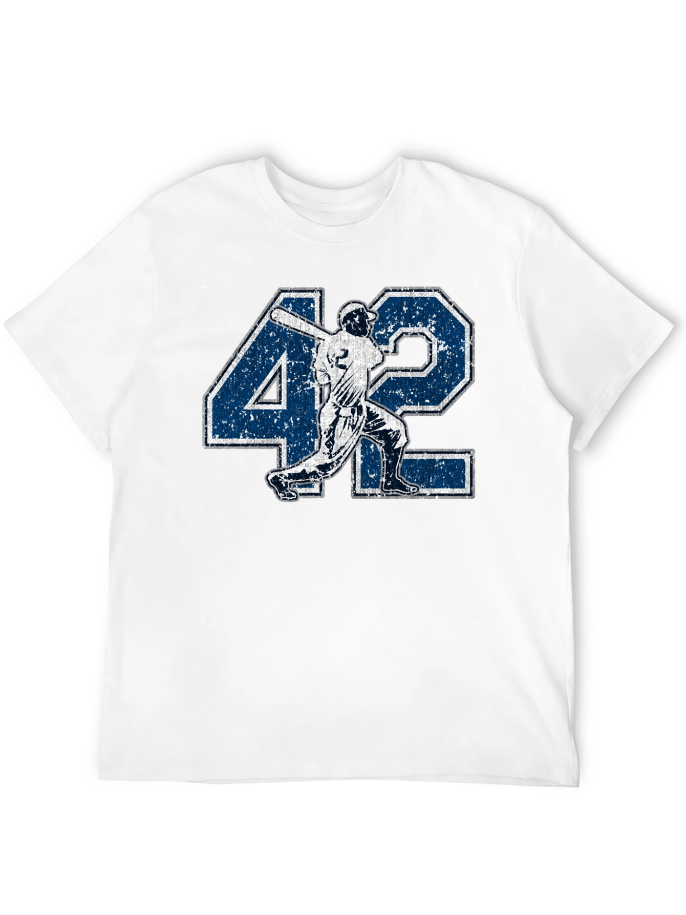 Jackie Robinson 42 Baseball Graphic T-Shirt