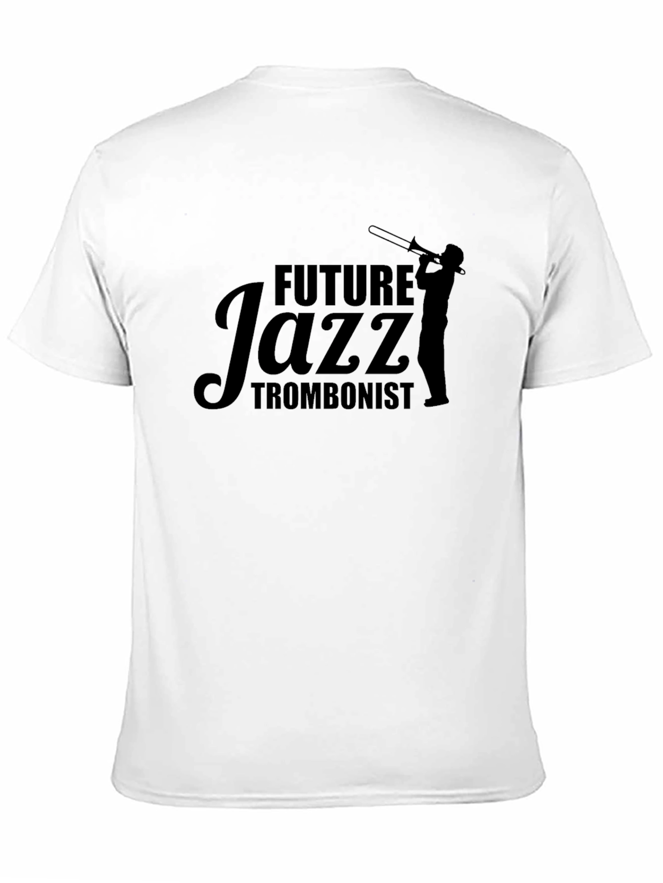 Future Jazz Trombonist Black Graphic Tee