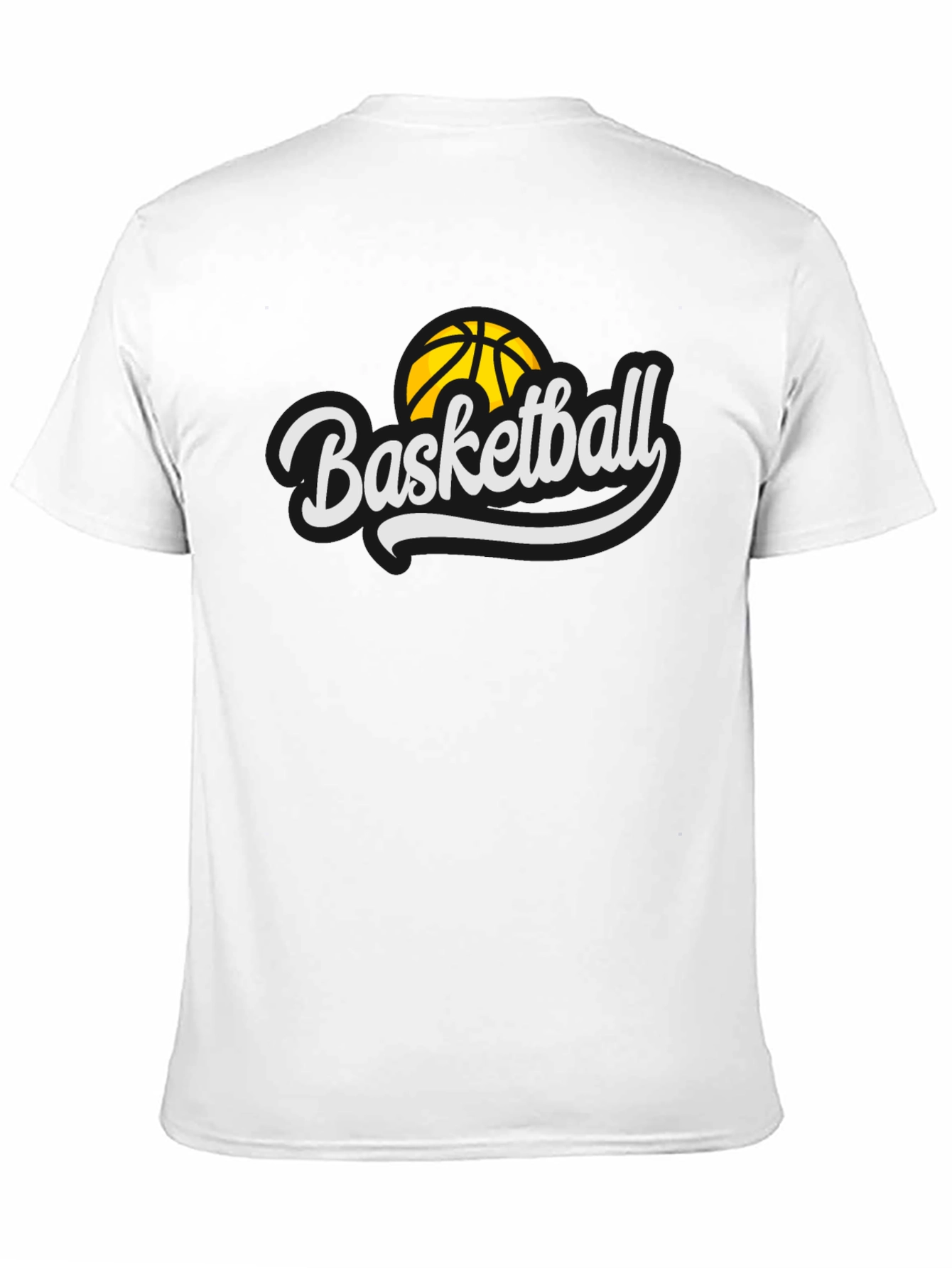 Basketball Graphic Black T-Shirt