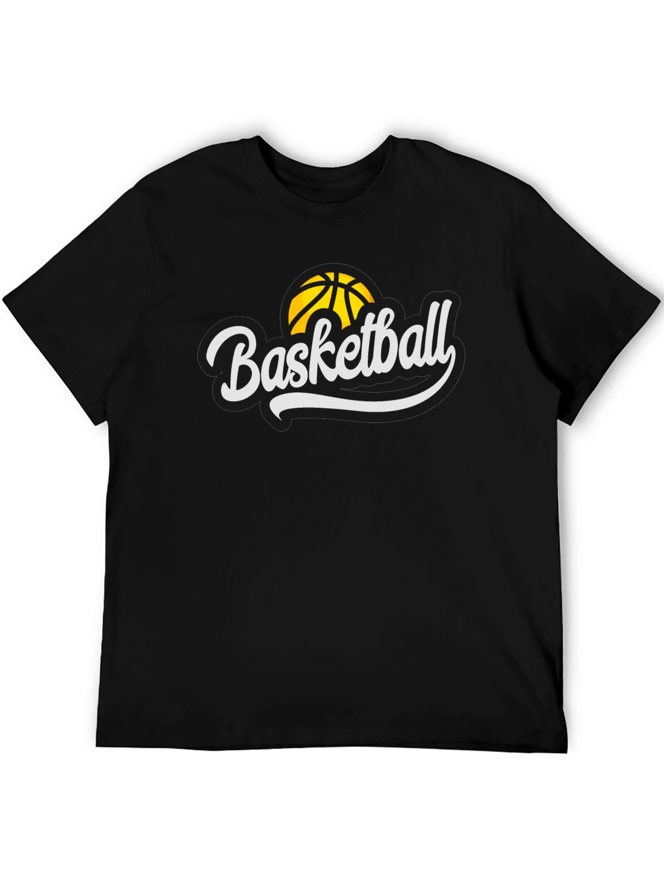 Basketball Graphic Black T-Shirt