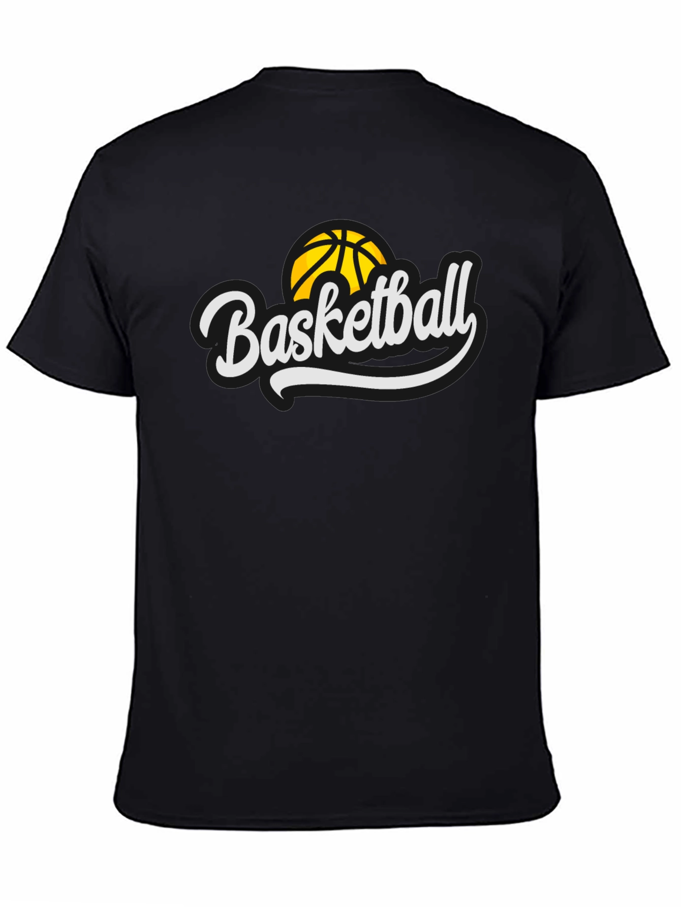Basketball Graphic Black T-Shirt