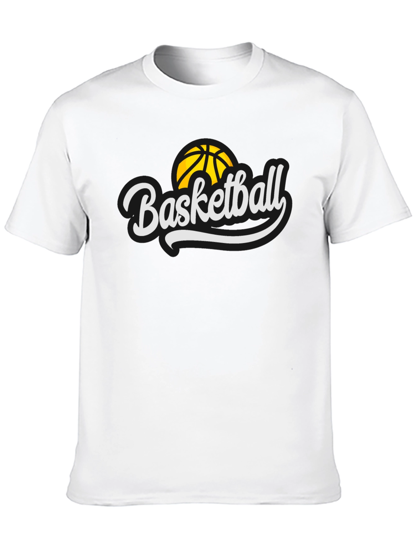 Basketball Graphic Black T-Shirt