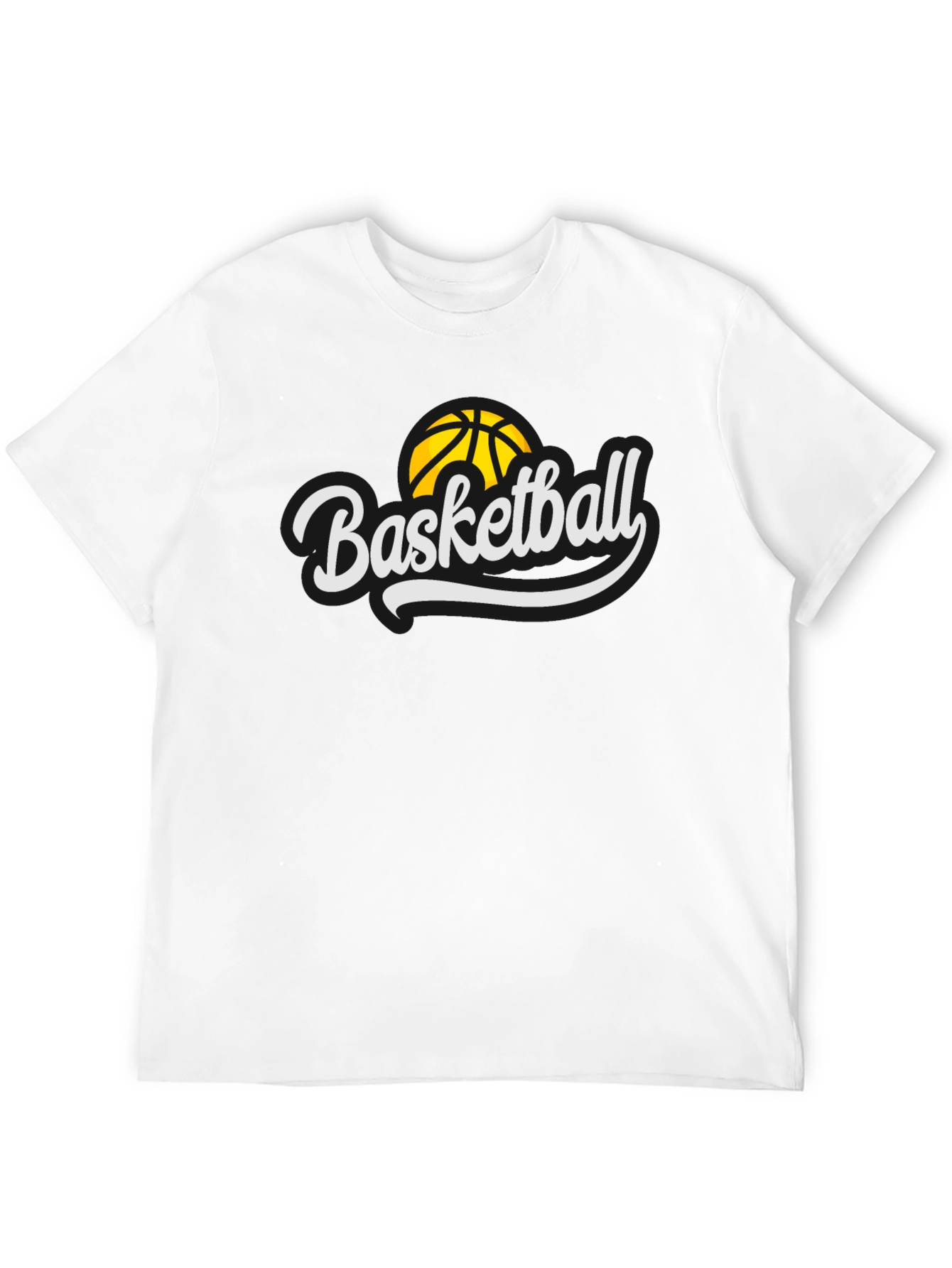 Basketball Graphic Black T-Shirt