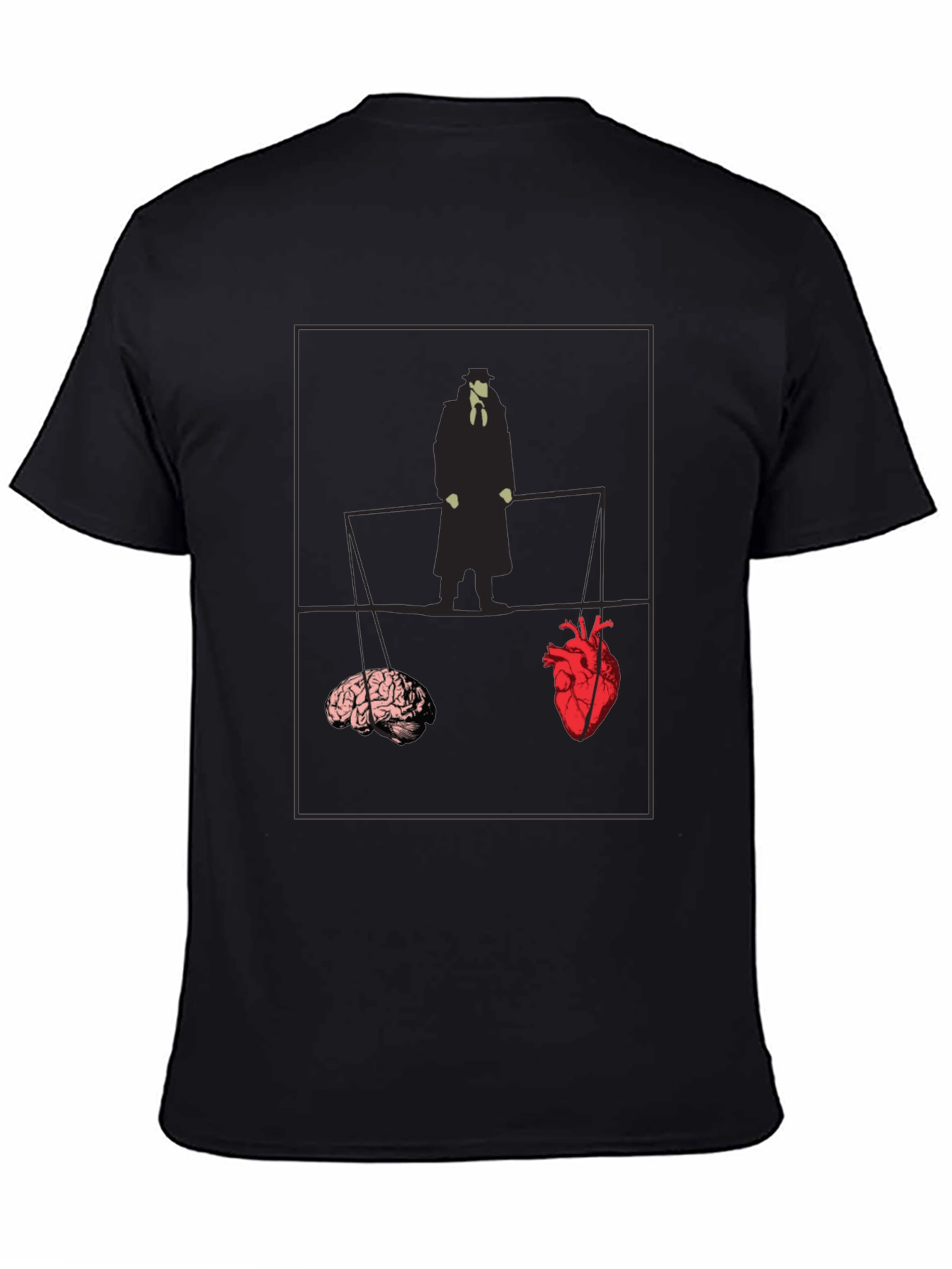 Heart vs. Brain Graphic Tee - Thoughtful Design