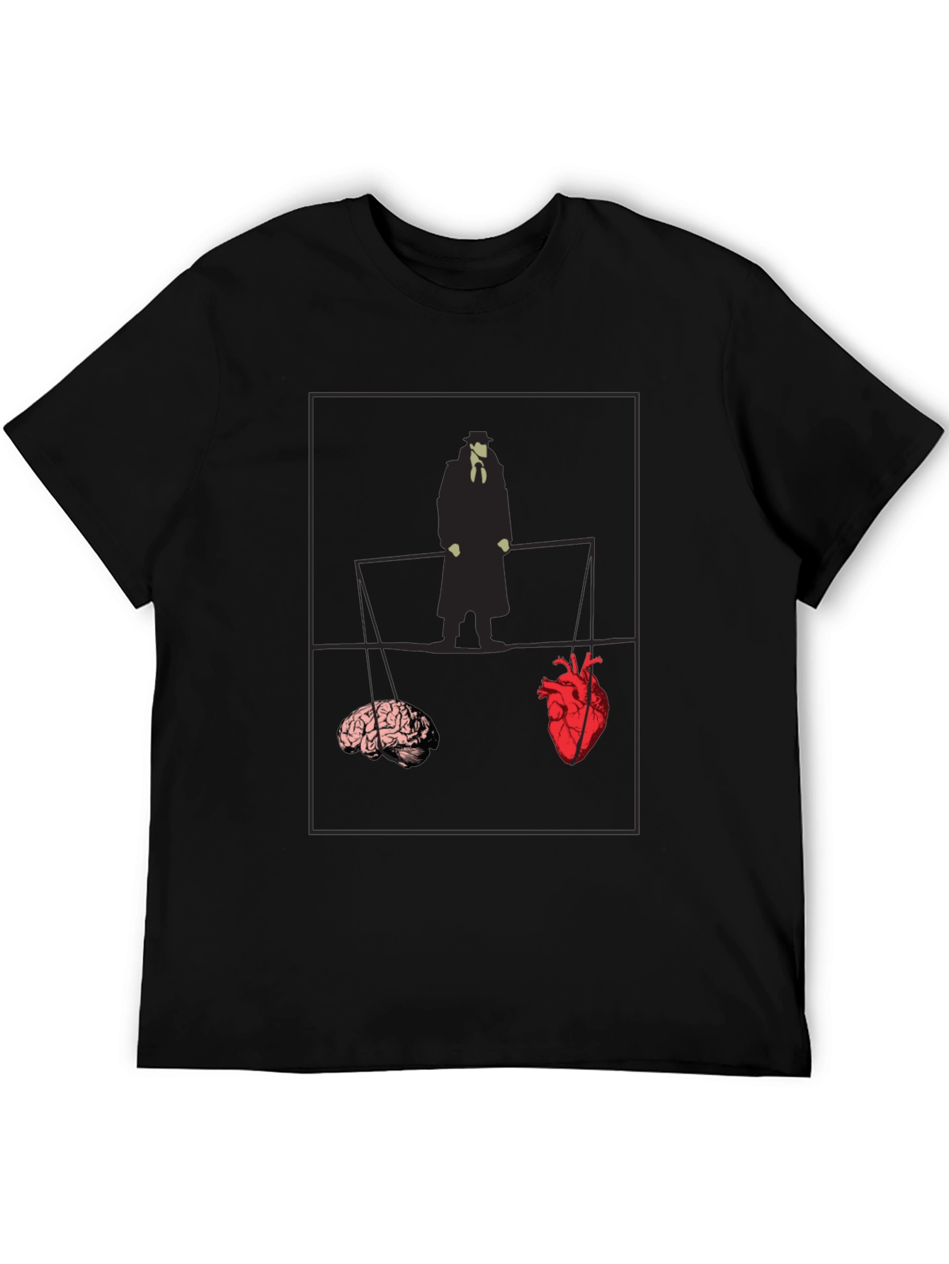 Heart vs. Brain Graphic Tee - Thoughtful Design