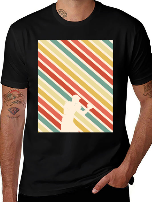 Retro Bowling Strike Graphic Tee - Mens Short Sleeve