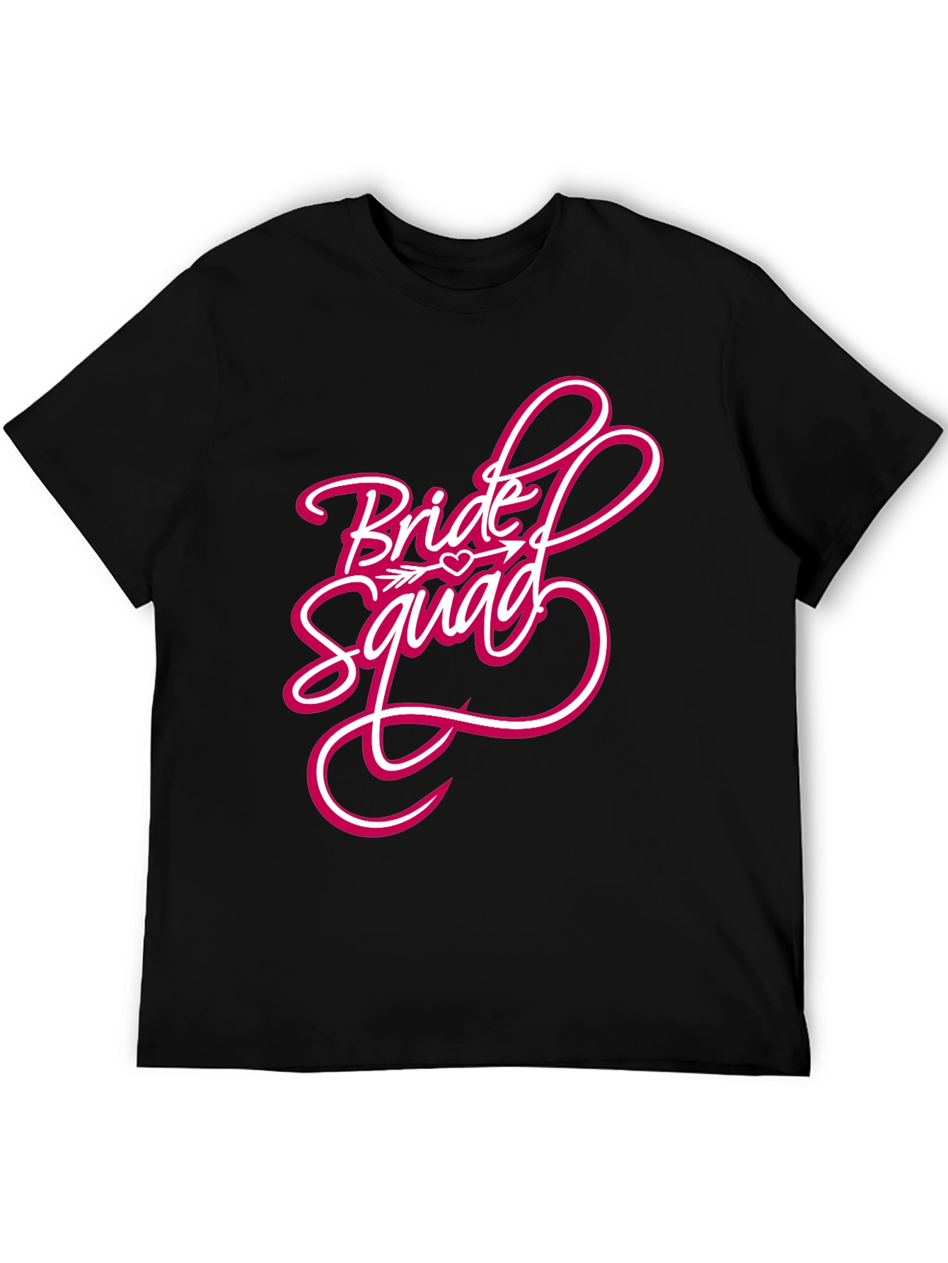 Bride Squad Graphic Tee - Black