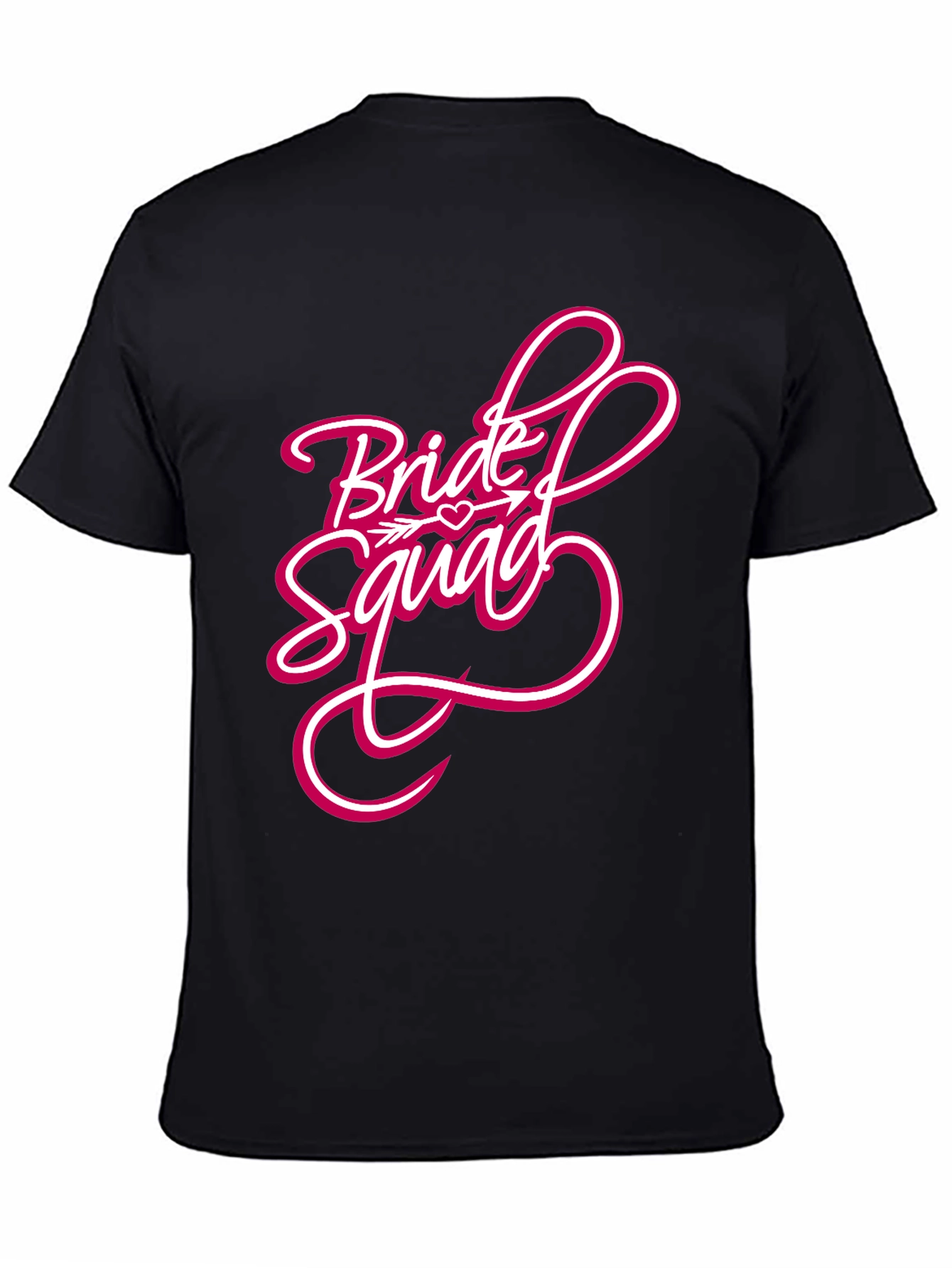 Bride Squad Graphic Tee - Black